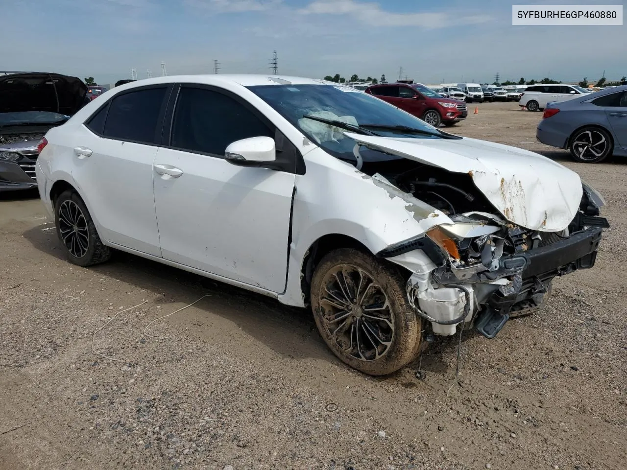 2016 Toyota Corolla L VIN: 5YFBURHE6GP460880 Lot: 57512544