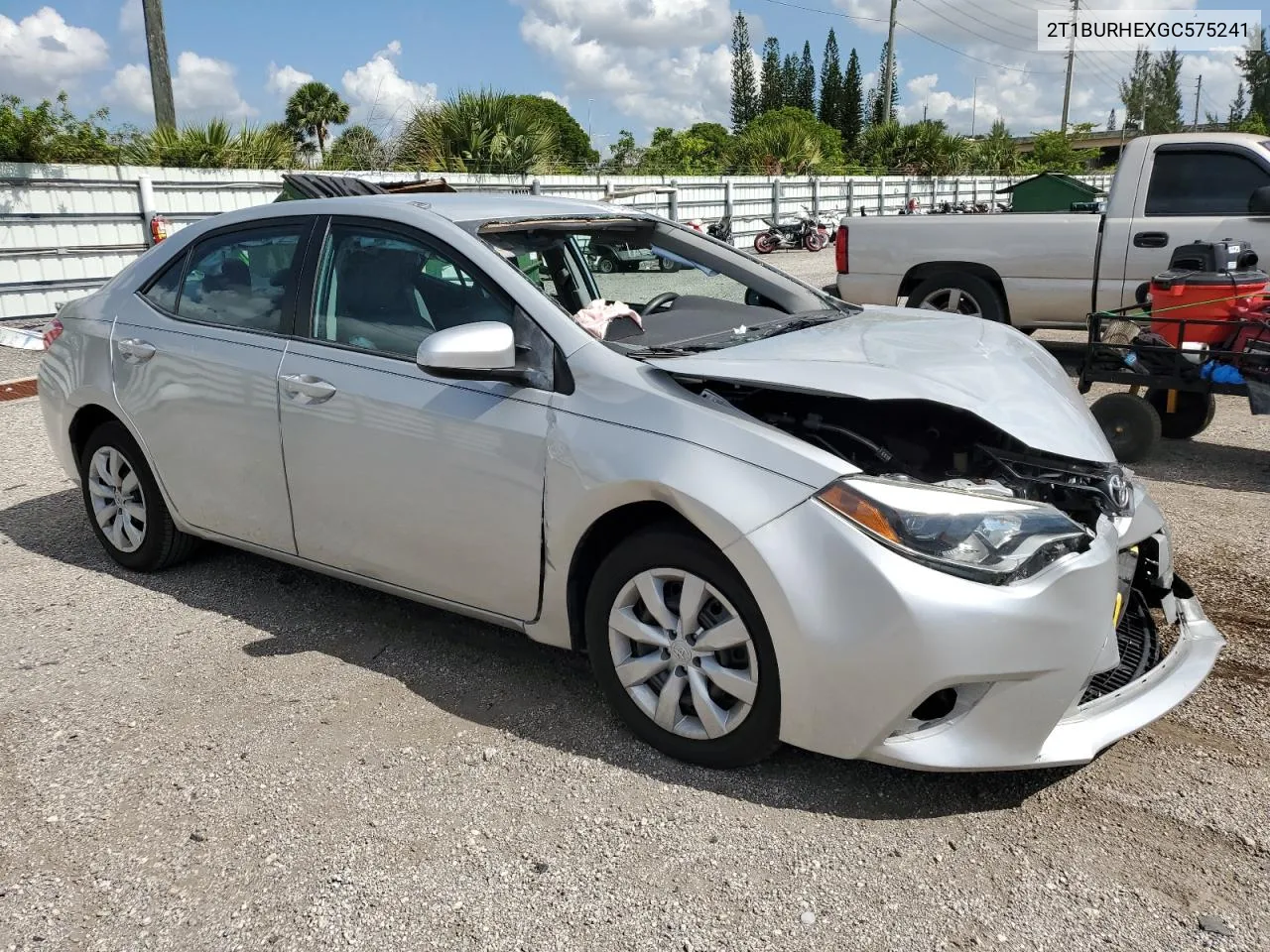 2016 Toyota Corolla L VIN: 2T1BURHEXGC575241 Lot: 57754864