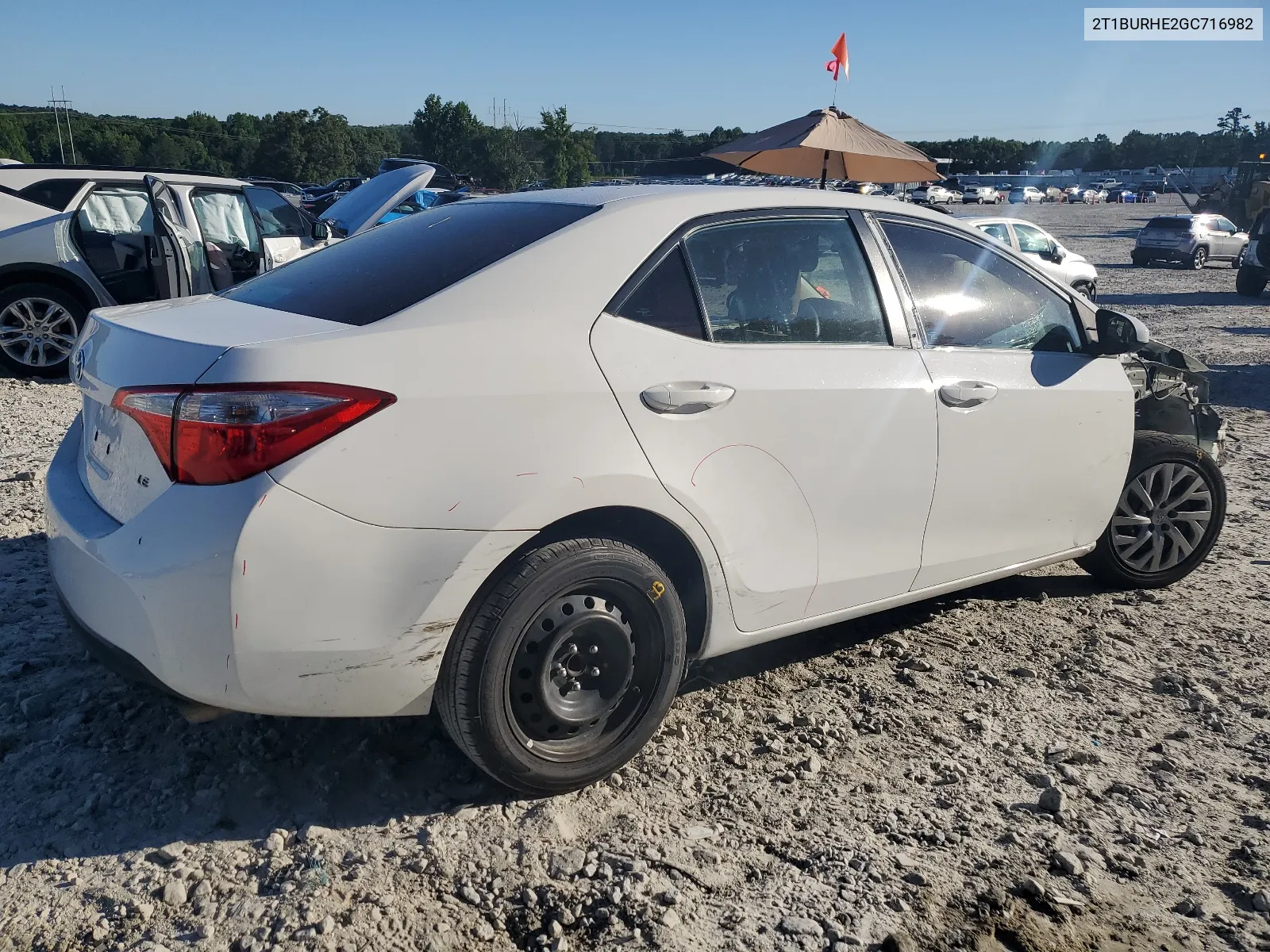 2016 Toyota Corolla L VIN: 2T1BURHE2GC716982 Lot: 58494404