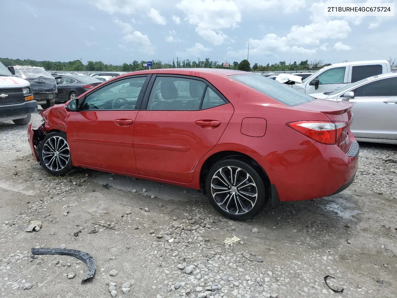 2016 Toyota Corolla L VIN: 2T1BURHE4GC675724 Lot: 59086714