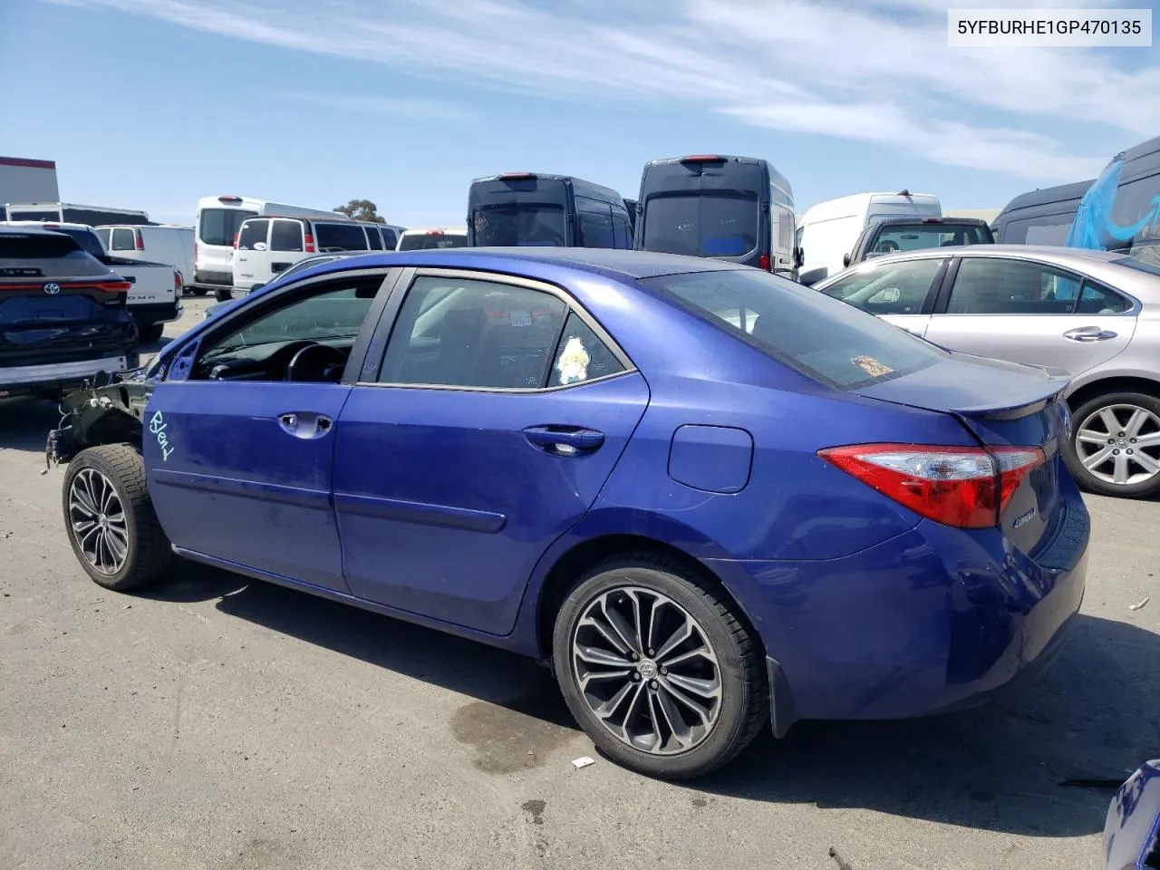 2016 Toyota Corolla L VIN: 5YFBURHE1GP470135 Lot: 59495874