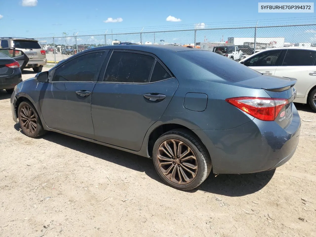 2016 Toyota Corolla L VIN: 5YFBURHE7GP394372 Lot: 60538994