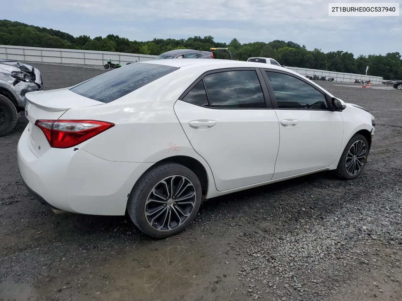 2016 Toyota Corolla L VIN: 2T1BURHE0GC537940 Lot: 60825944