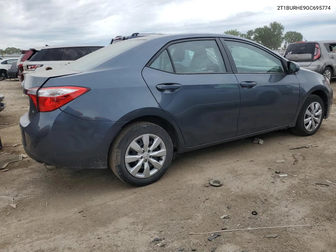 2016 Toyota Corolla L VIN: 2T1BURHE9GC695774 Lot: 60883224