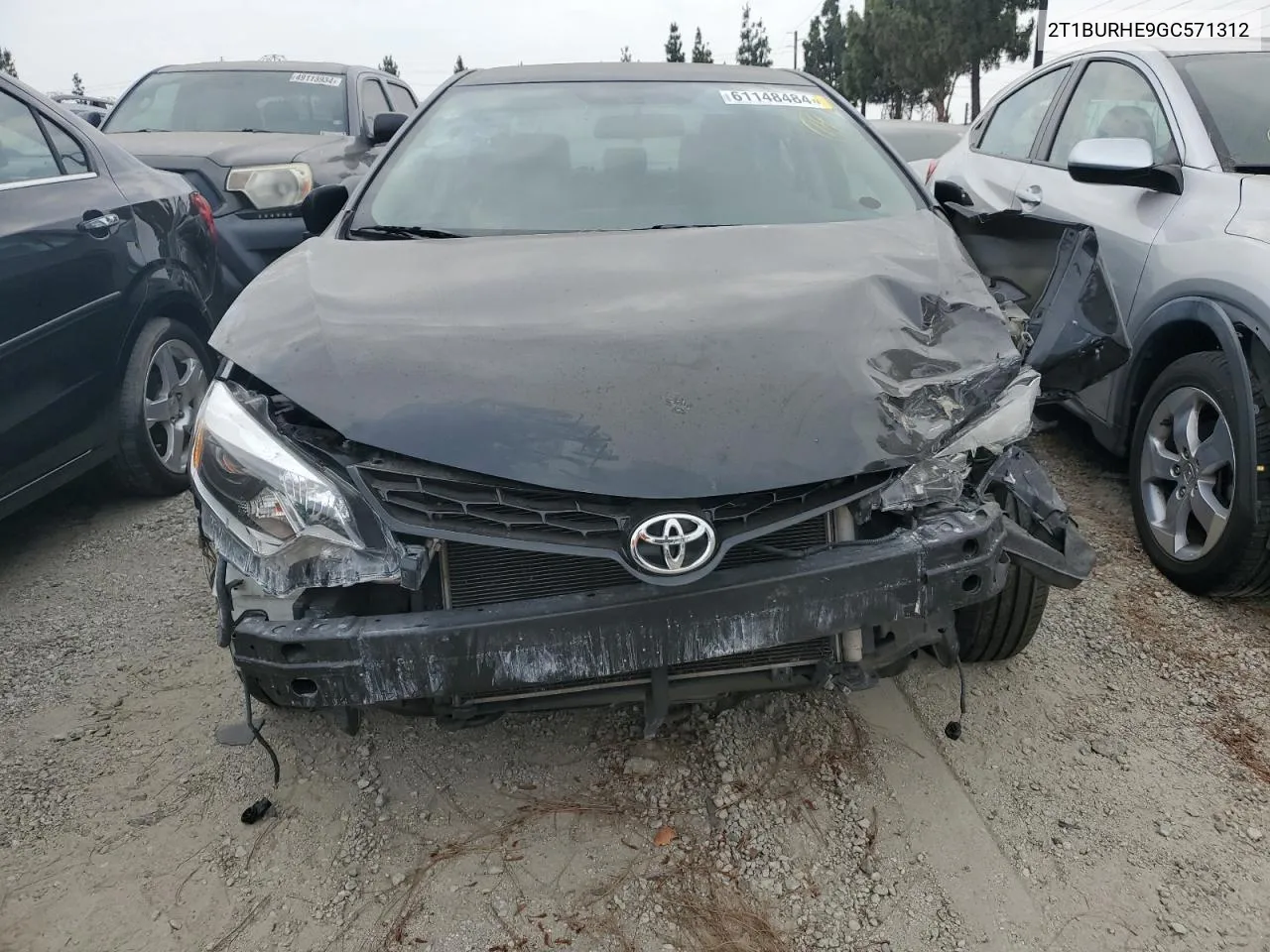 2T1BURHE9GC571312 2016 Toyota Corolla L