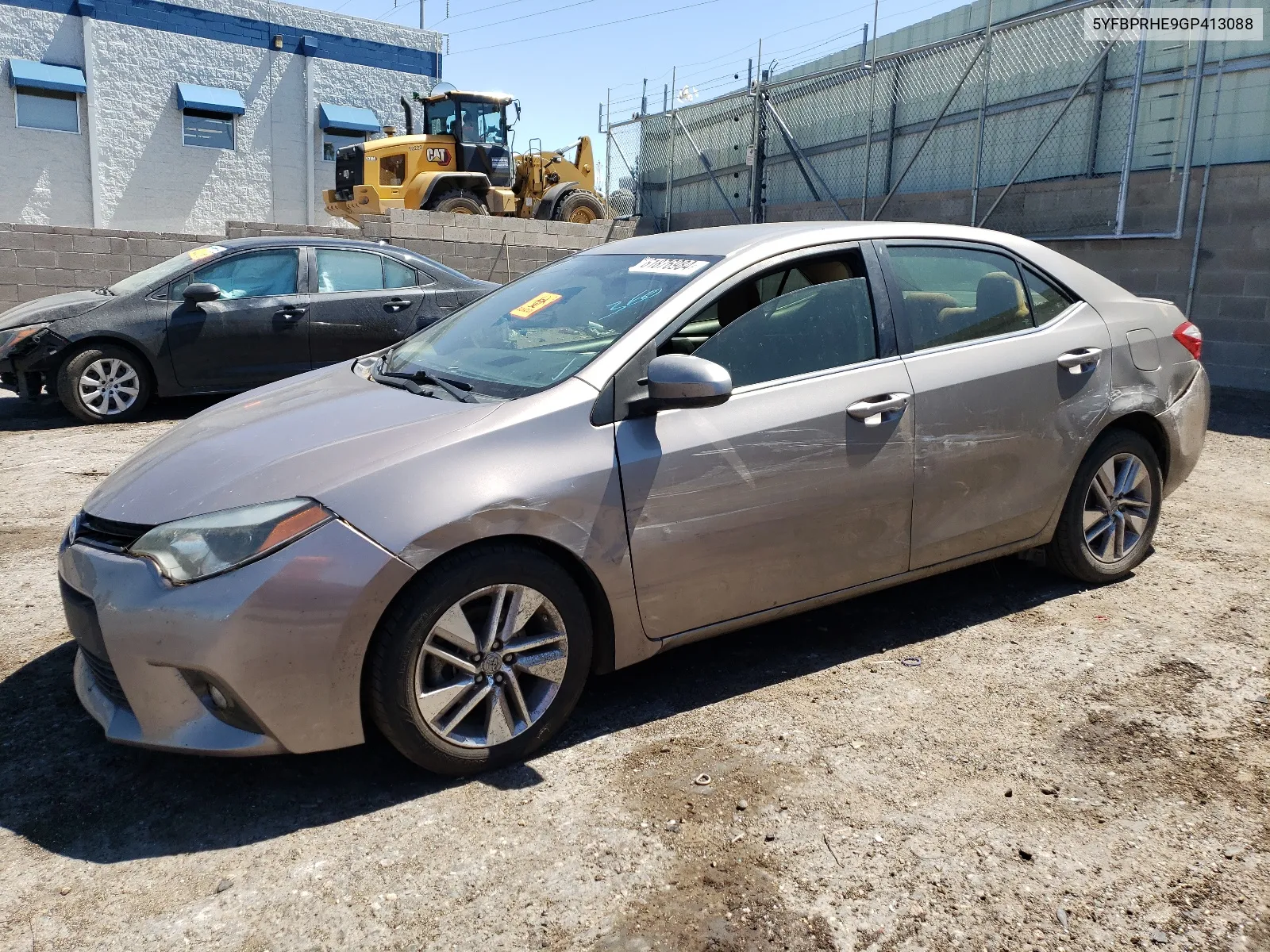 2016 Toyota Corolla Eco VIN: 5YFBPRHE9GP413088 Lot: 61876984