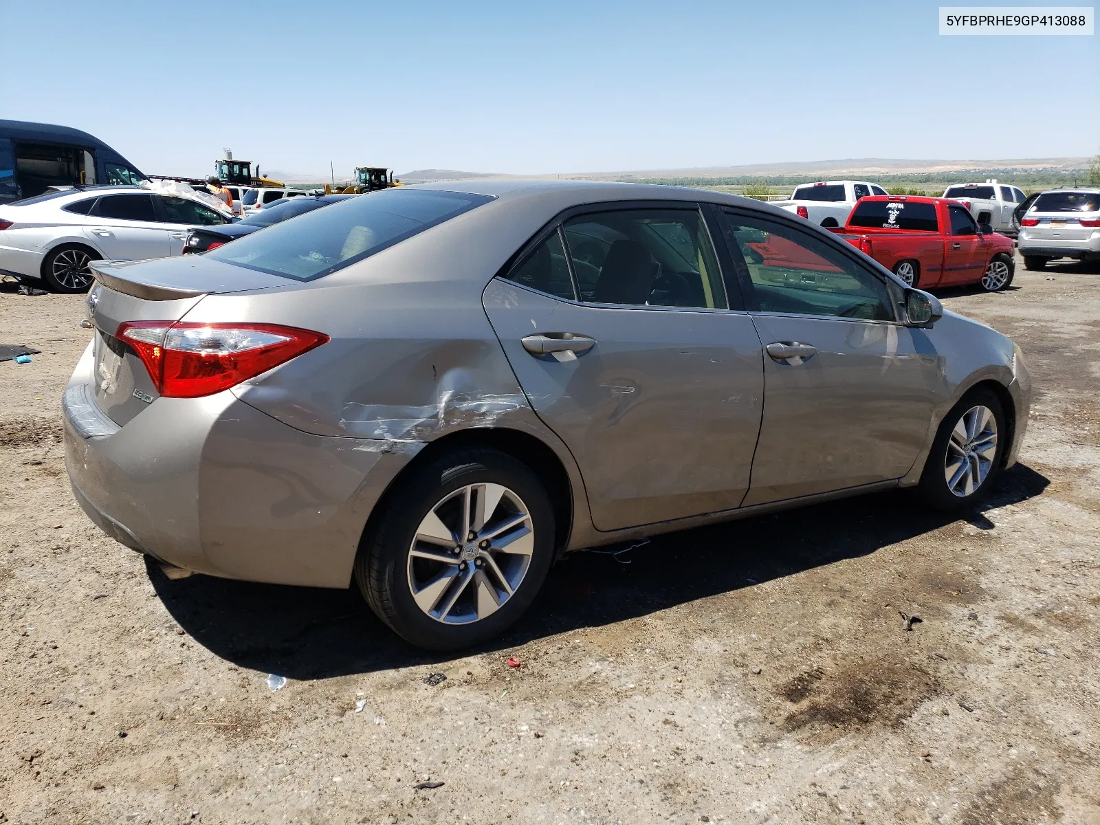 2016 Toyota Corolla Eco VIN: 5YFBPRHE9GP413088 Lot: 61876984