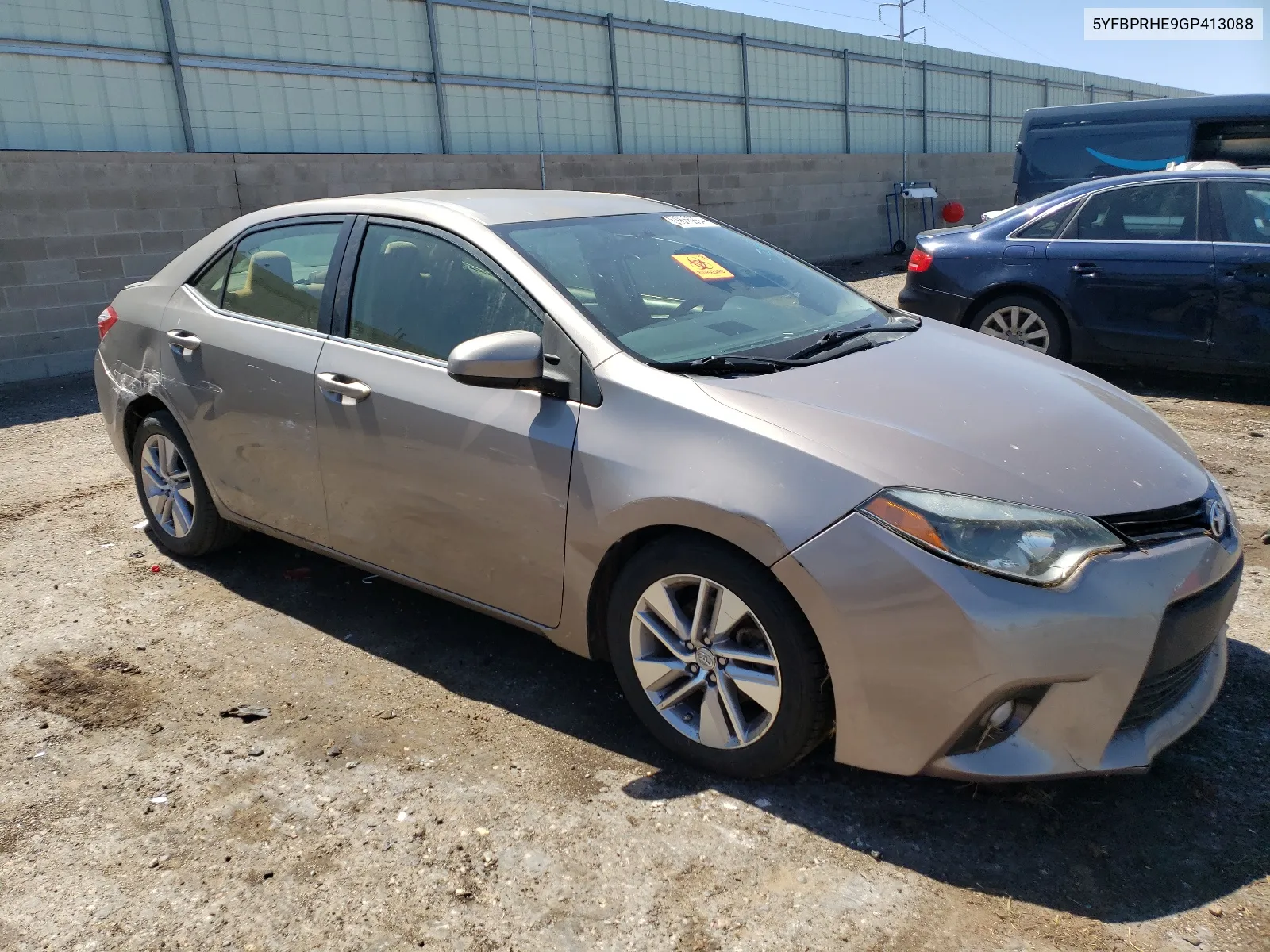 2016 Toyota Corolla Eco VIN: 5YFBPRHE9GP413088 Lot: 61876984