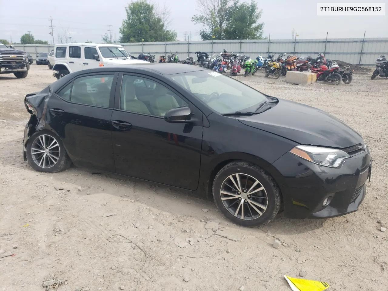 2016 Toyota Corolla L VIN: 2T1BURHE9GC568152 Lot: 62514554