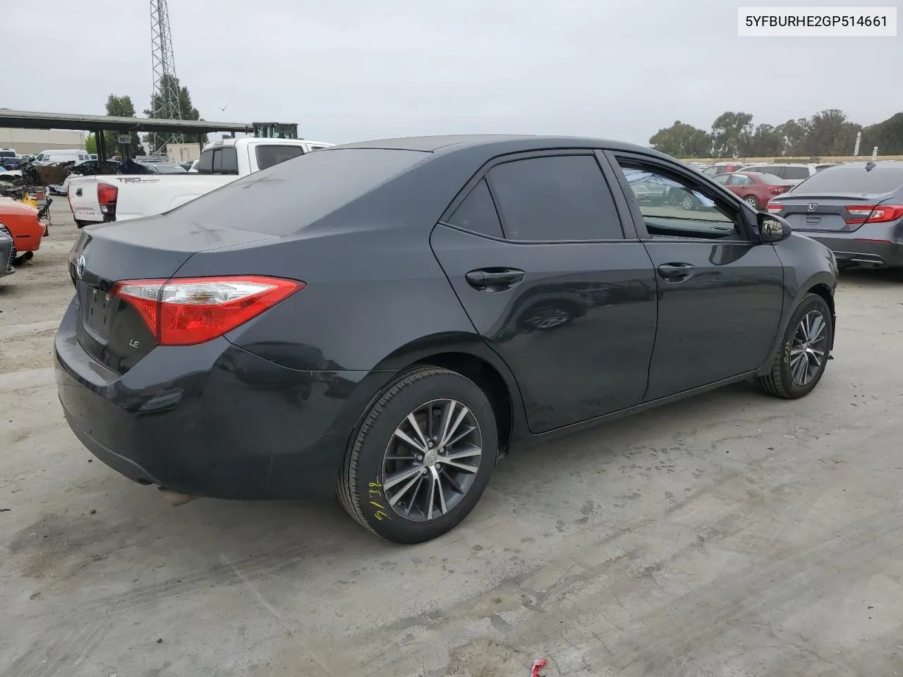 2016 Toyota Corolla L VIN: 5YFBURHE2GP514661 Lot: 62664774