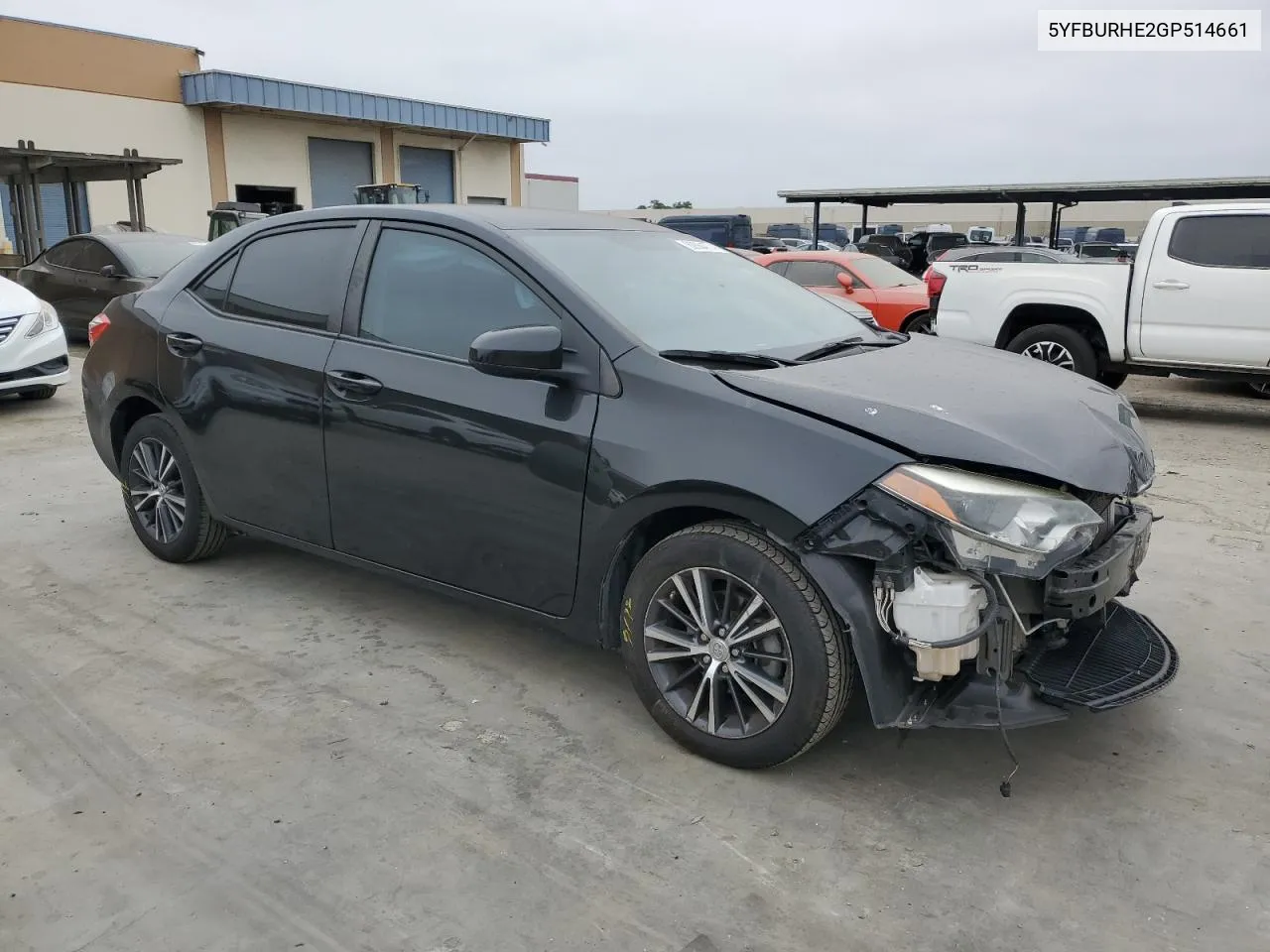 2016 Toyota Corolla L VIN: 5YFBURHE2GP514661 Lot: 62664774