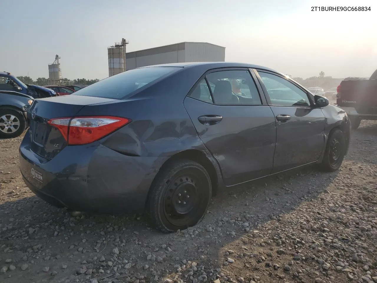 2016 Toyota Corolla L VIN: 2T1BURHE9GC668834 Lot: 62740084