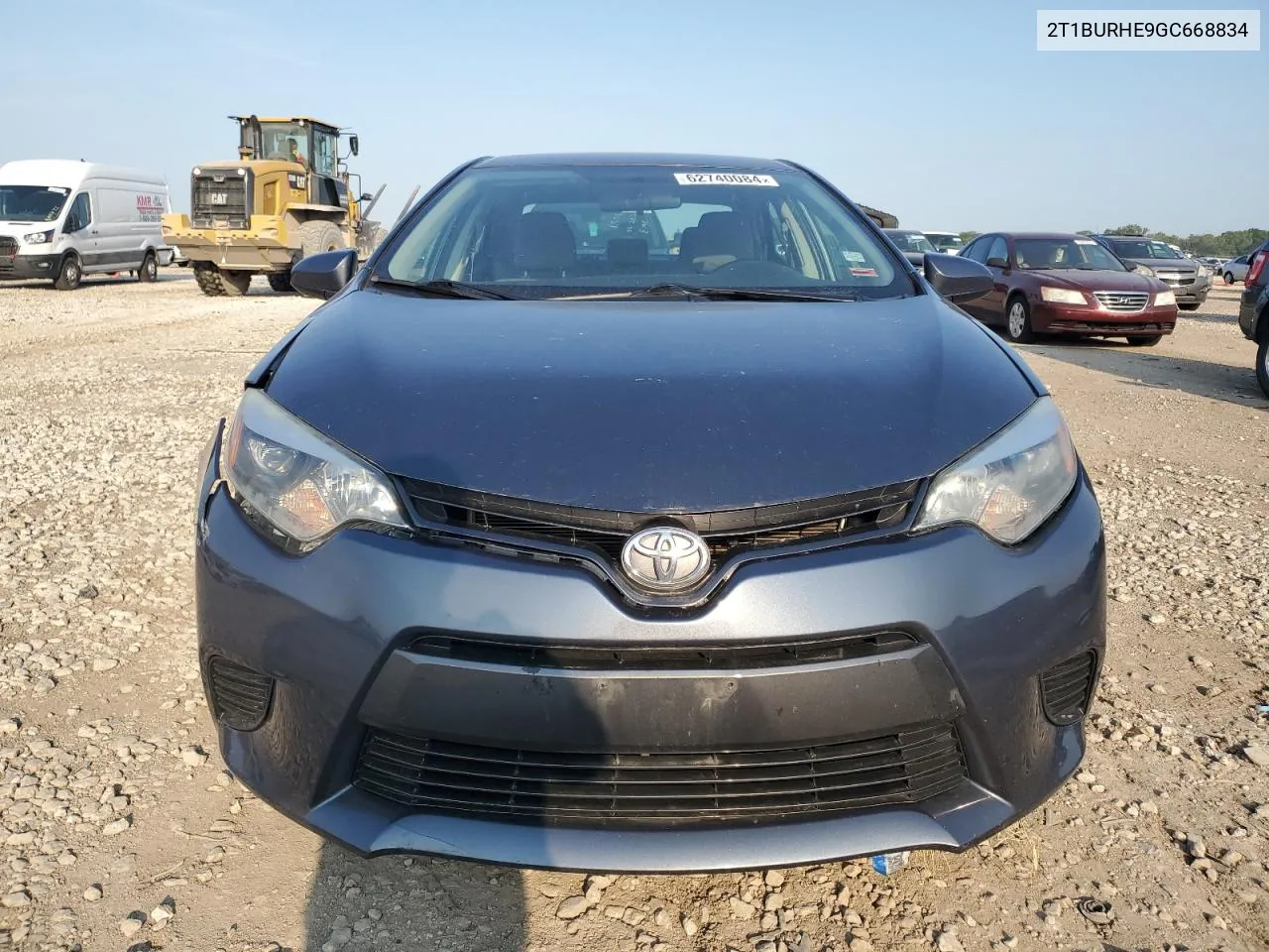 2016 Toyota Corolla L VIN: 2T1BURHE9GC668834 Lot: 62740084