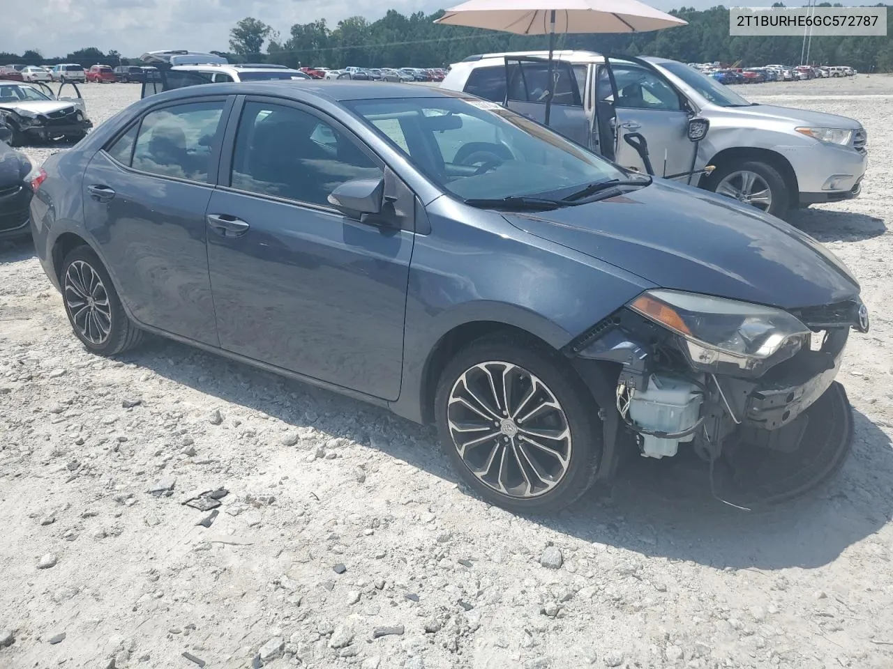 2016 Toyota Corolla L VIN: 2T1BURHE6GC572787 Lot: 63021604