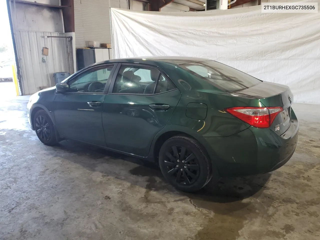 2T1BURHEXGC735506 2016 Toyota Corolla L