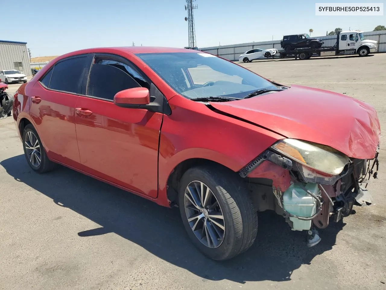 2016 Toyota Corolla L VIN: 5YFBURHE5GP525413 Lot: 63659814