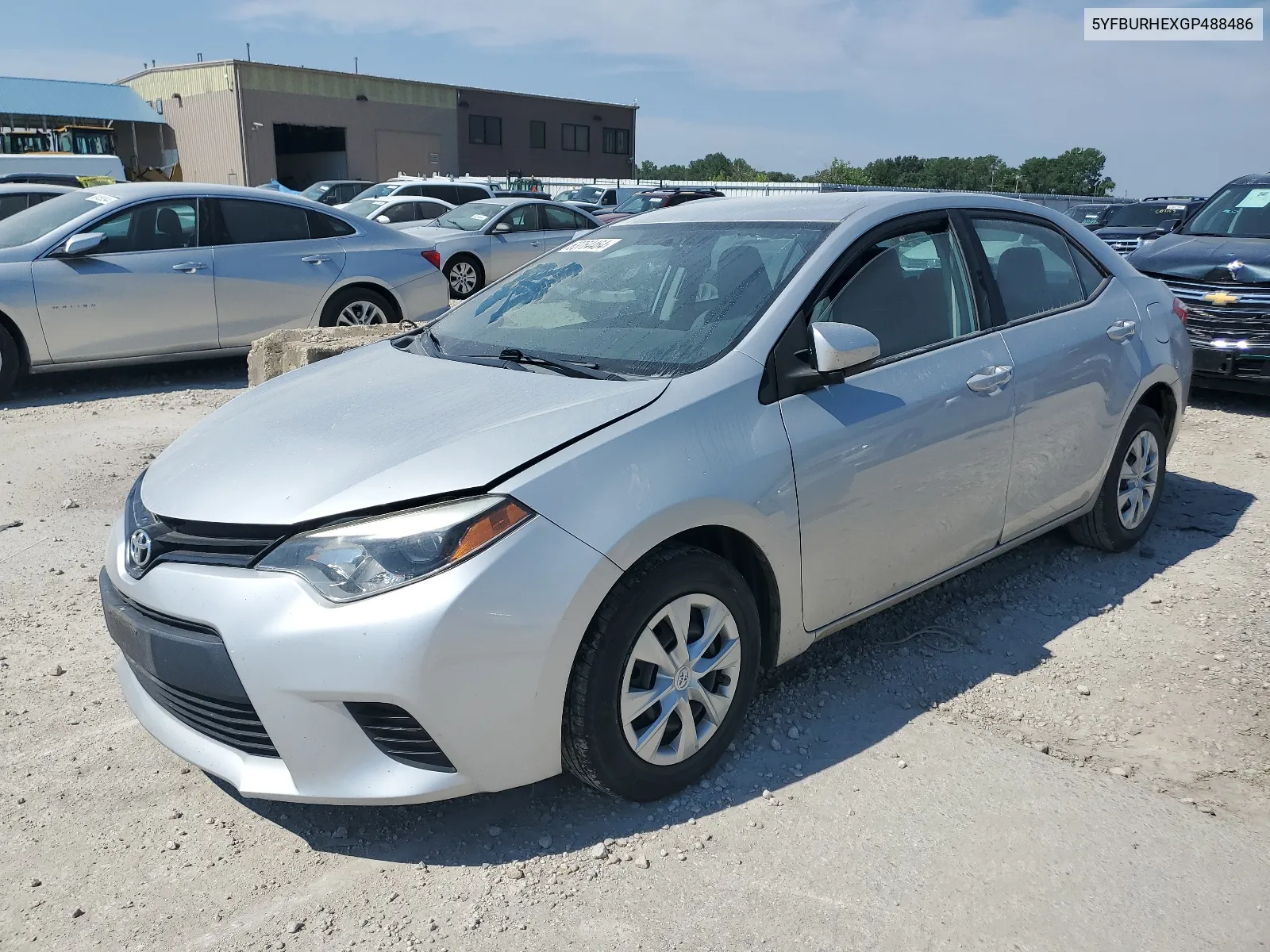 2016 Toyota Corolla L VIN: 5YFBURHEXGP488486 Lot: 63764464