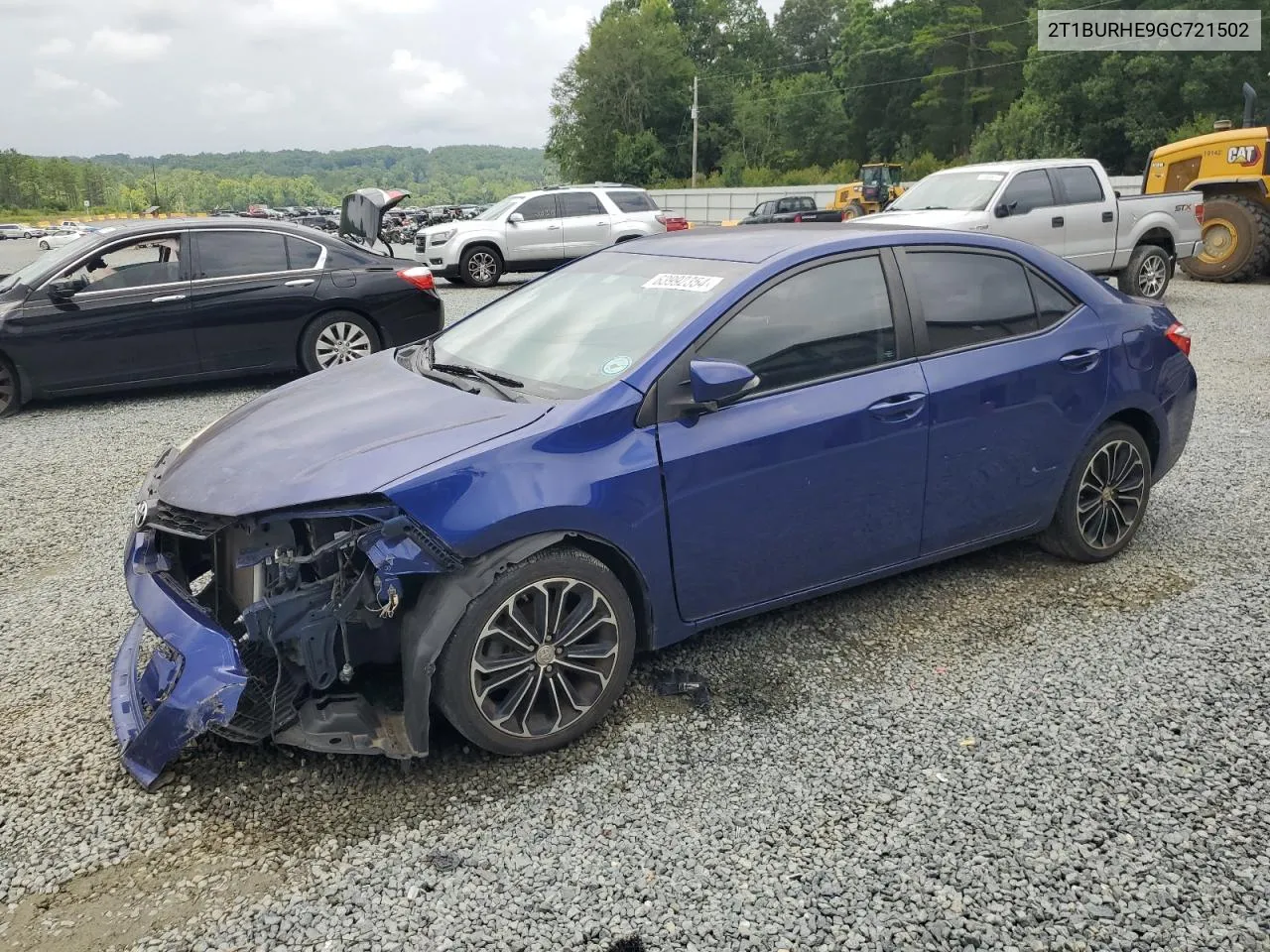 2016 Toyota Corolla L VIN: 2T1BURHE9GC721502 Lot: 63992354