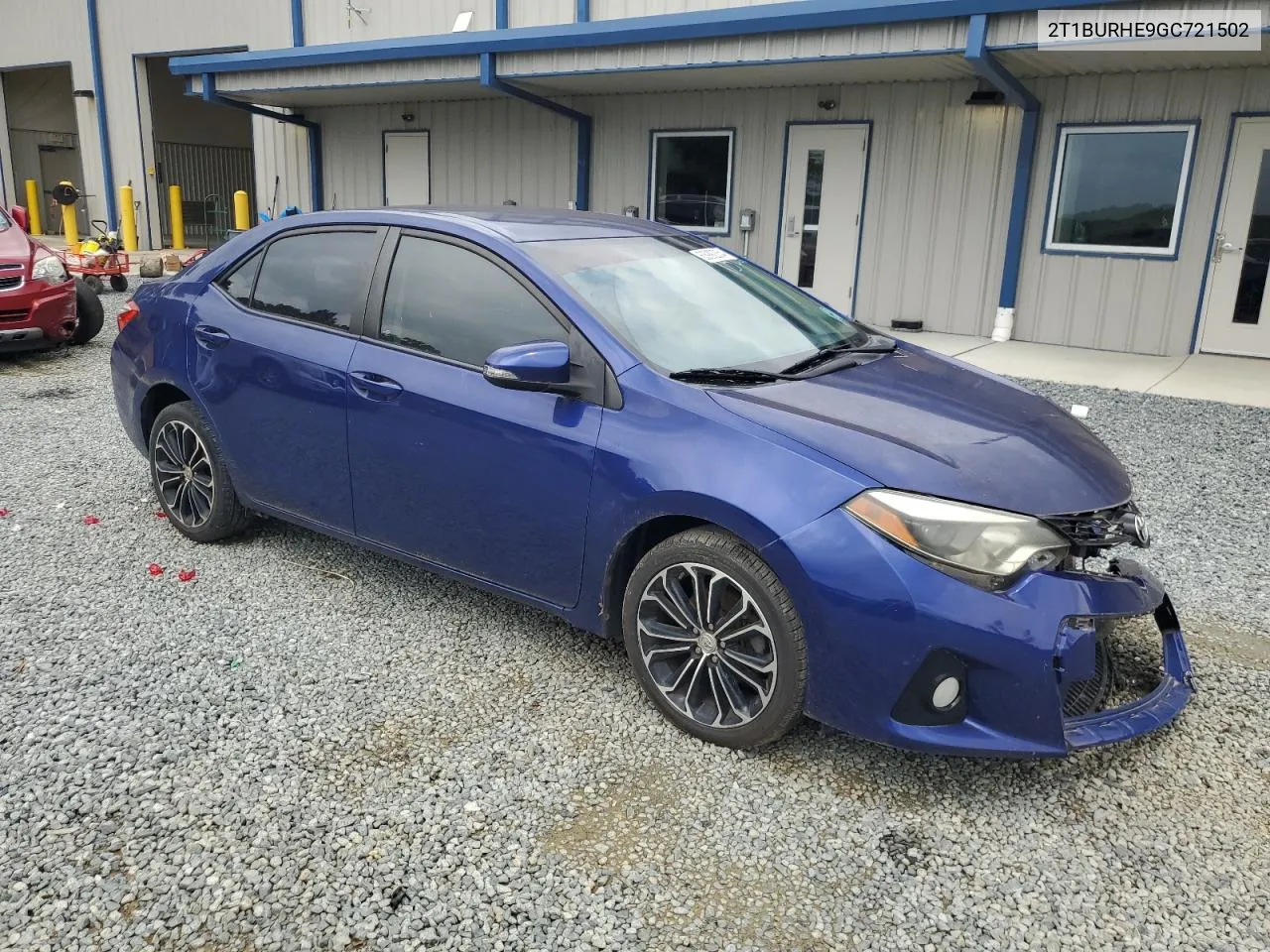 2016 Toyota Corolla L VIN: 2T1BURHE9GC721502 Lot: 63992354