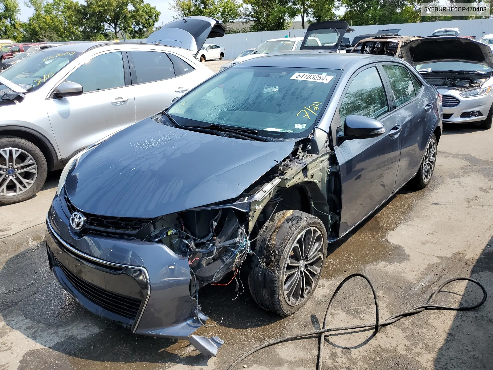 5YFBURHE0GP470403 2016 Toyota Corolla L