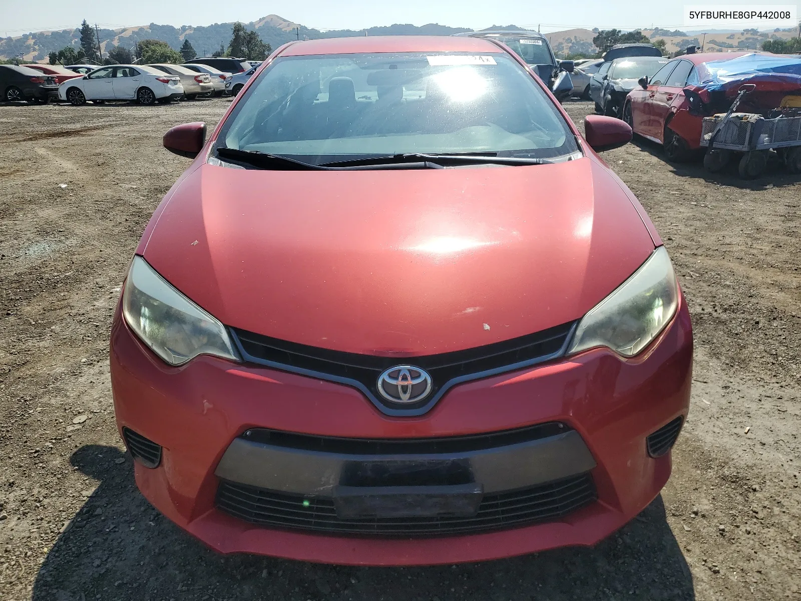 2016 Toyota Corolla L VIN: 5YFBURHE8GP442008 Lot: 64237724