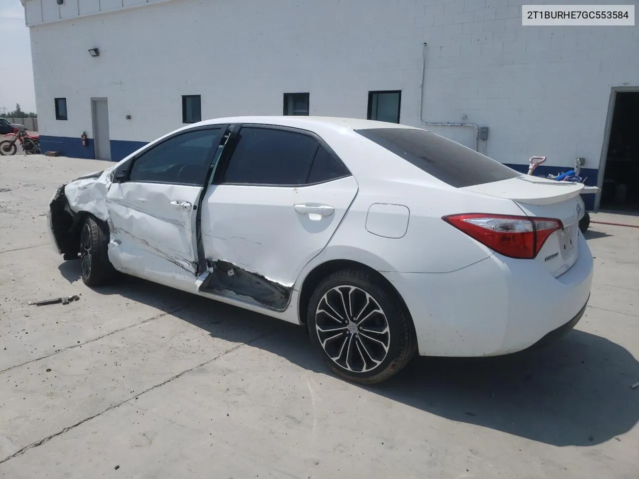 2016 Toyota Corolla L VIN: 2T1BURHE7GC553584 Lot: 64395994