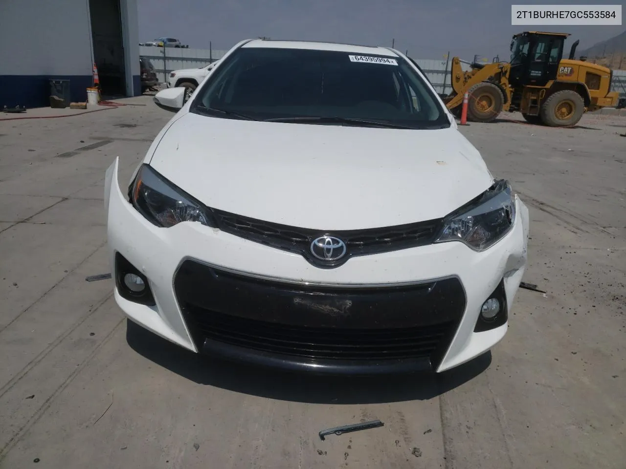 2016 Toyota Corolla L VIN: 2T1BURHE7GC553584 Lot: 64395994