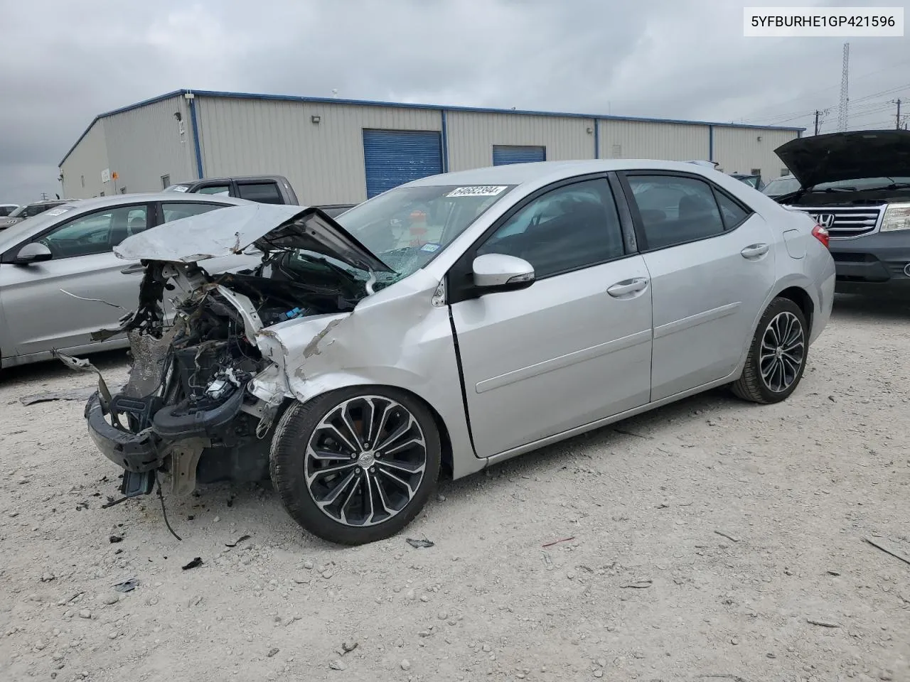 5YFBURHE1GP421596 2016 Toyota Corolla L