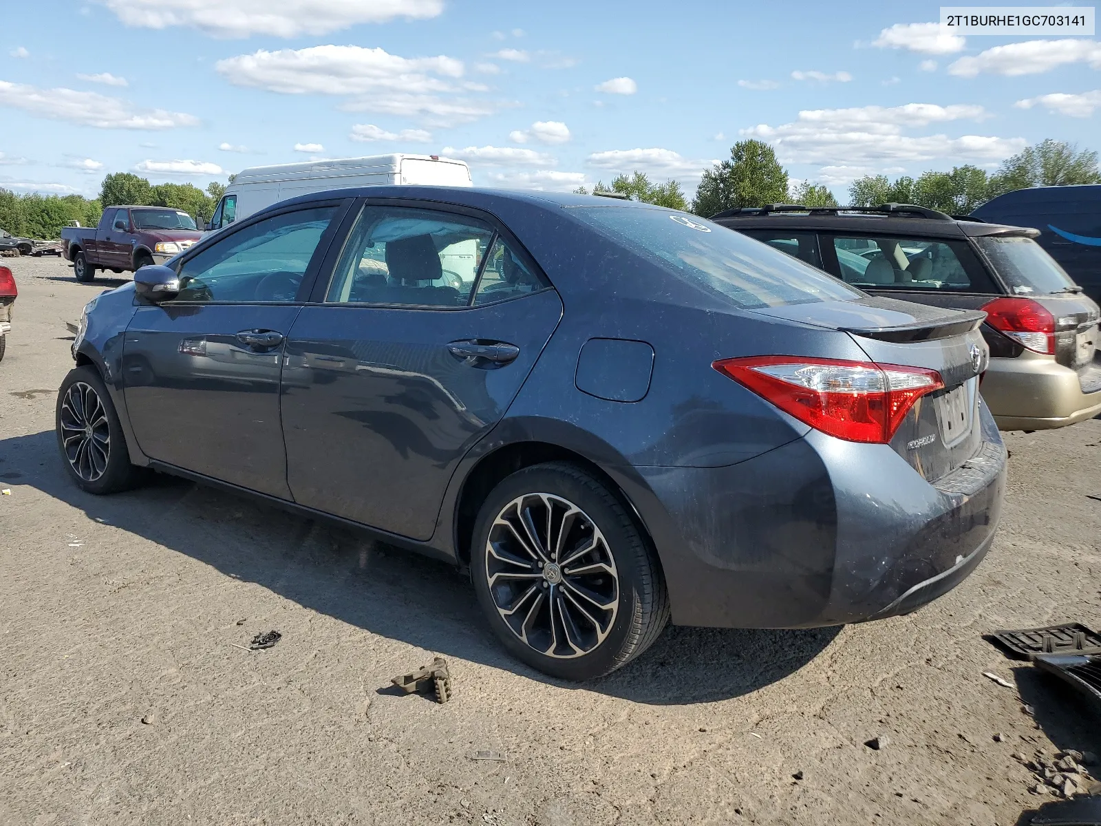 2016 Toyota Corolla L VIN: 2T1BURHE1GC703141 Lot: 64710584