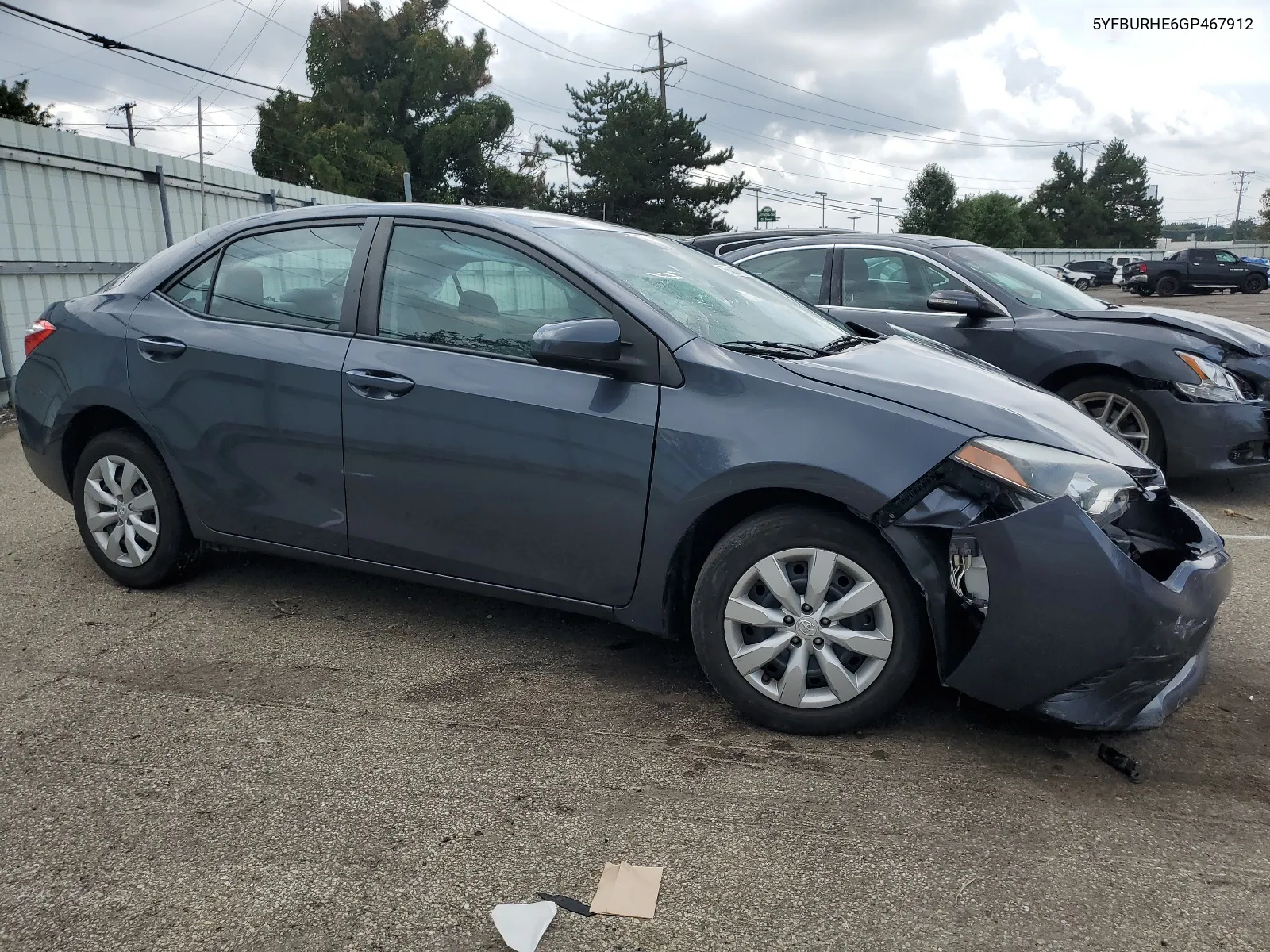 5YFBURHE6GP467912 2016 Toyota Corolla L