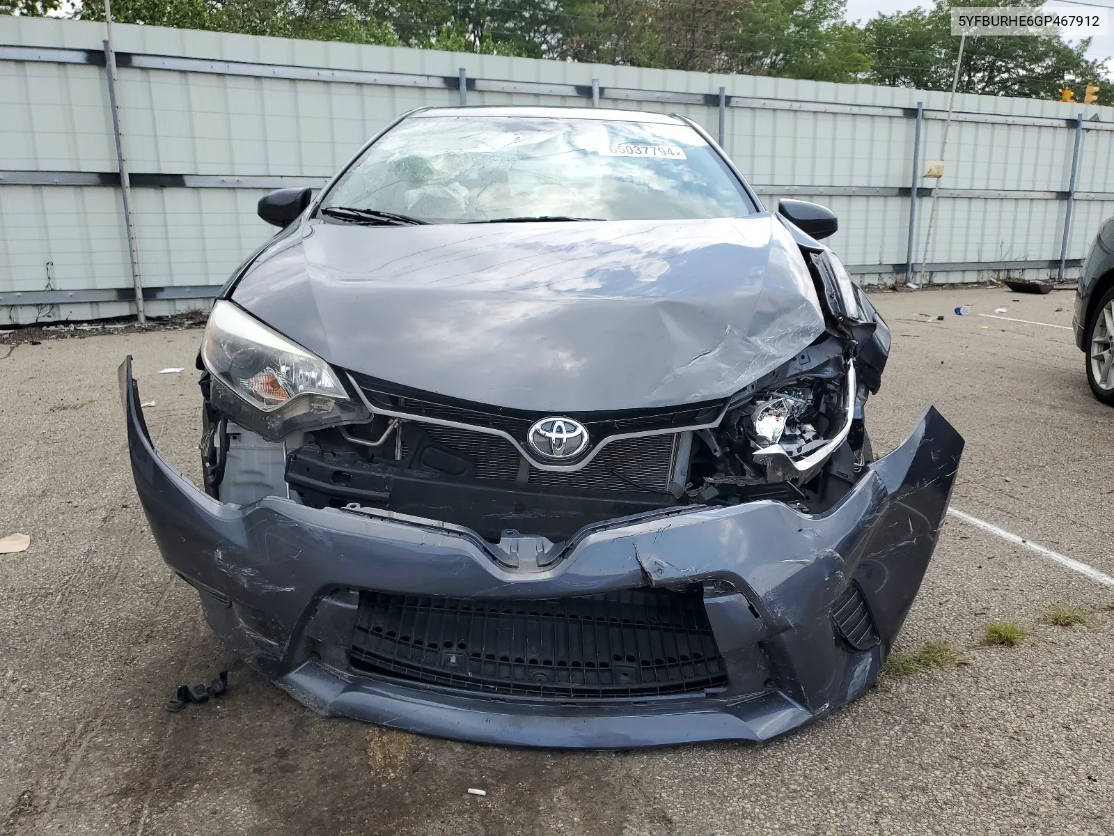 5YFBURHE6GP467912 2016 Toyota Corolla L