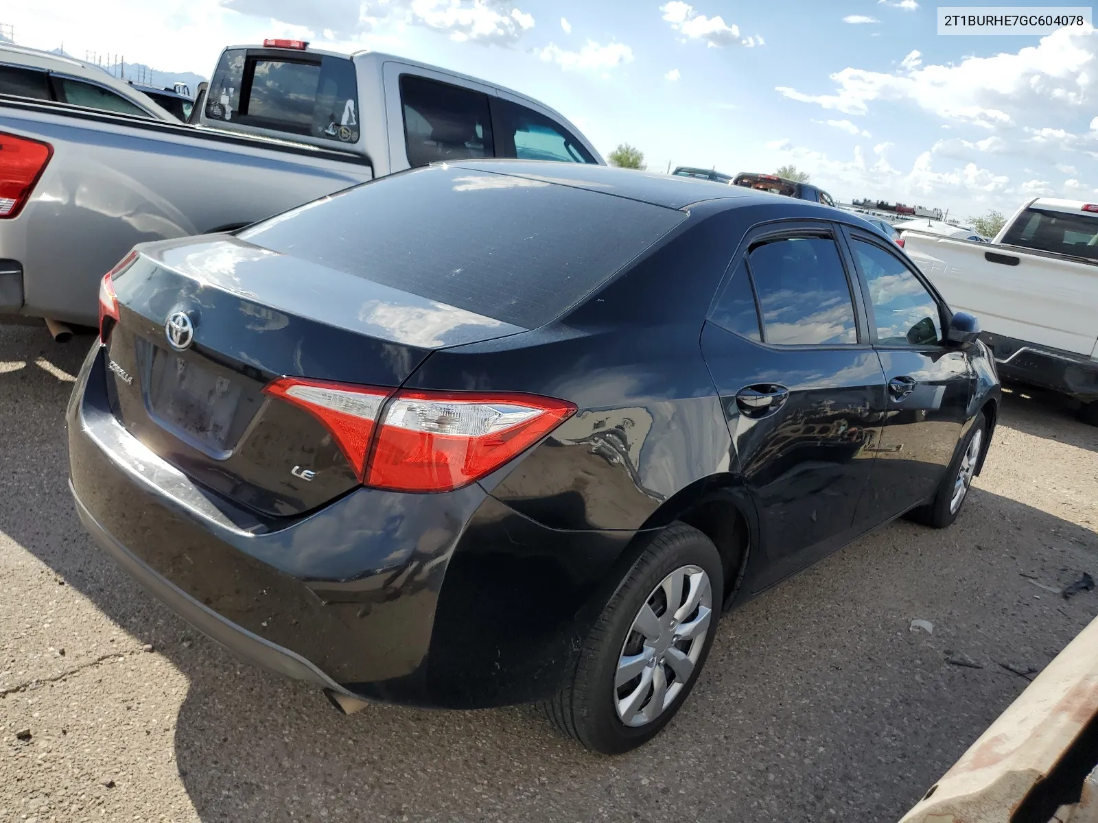 2016 Toyota Corolla L VIN: 2T1BURHE7GC604078 Lot: 65075304