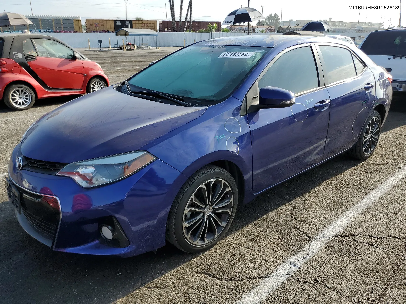 2T1BURHE8GC528189 2016 Toyota Corolla L