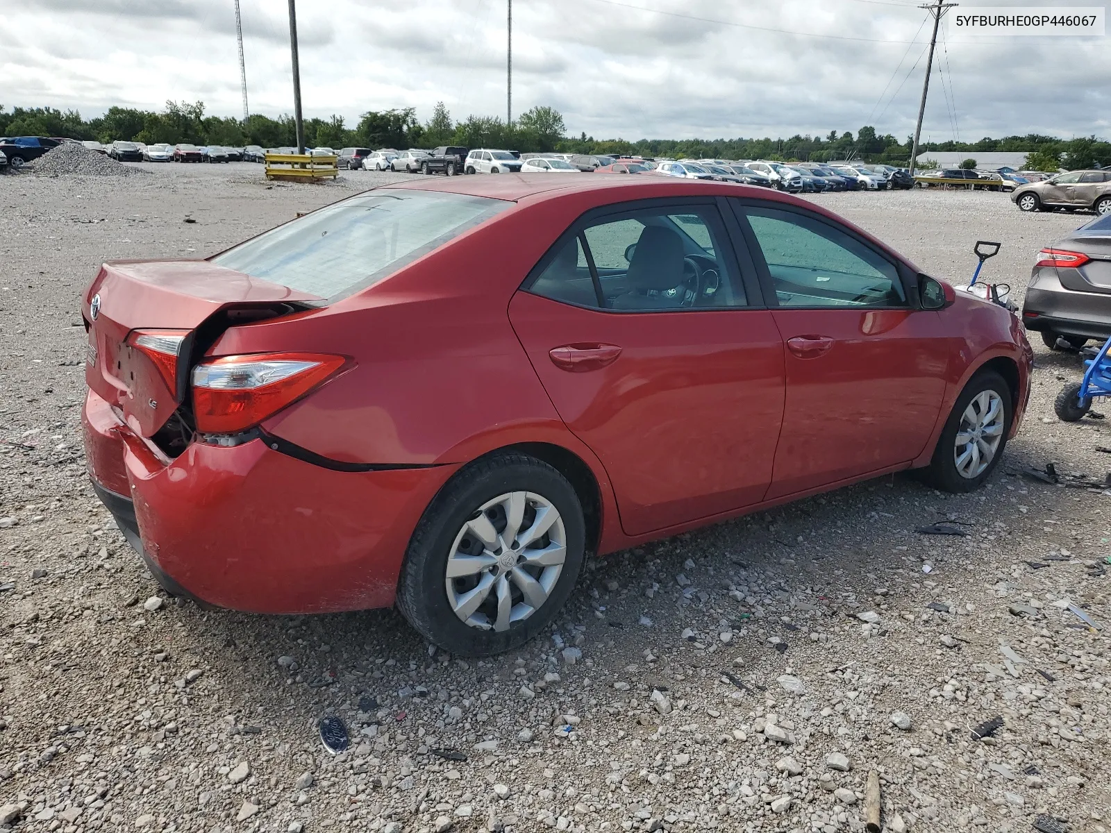 2016 Toyota Corolla L VIN: 5YFBURHE0GP446067 Lot: 65652974