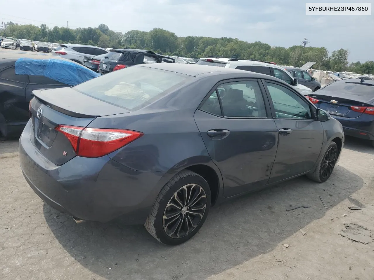 2016 Toyota Corolla L VIN: 5YFBURHE2GP467860 Lot: 65763874