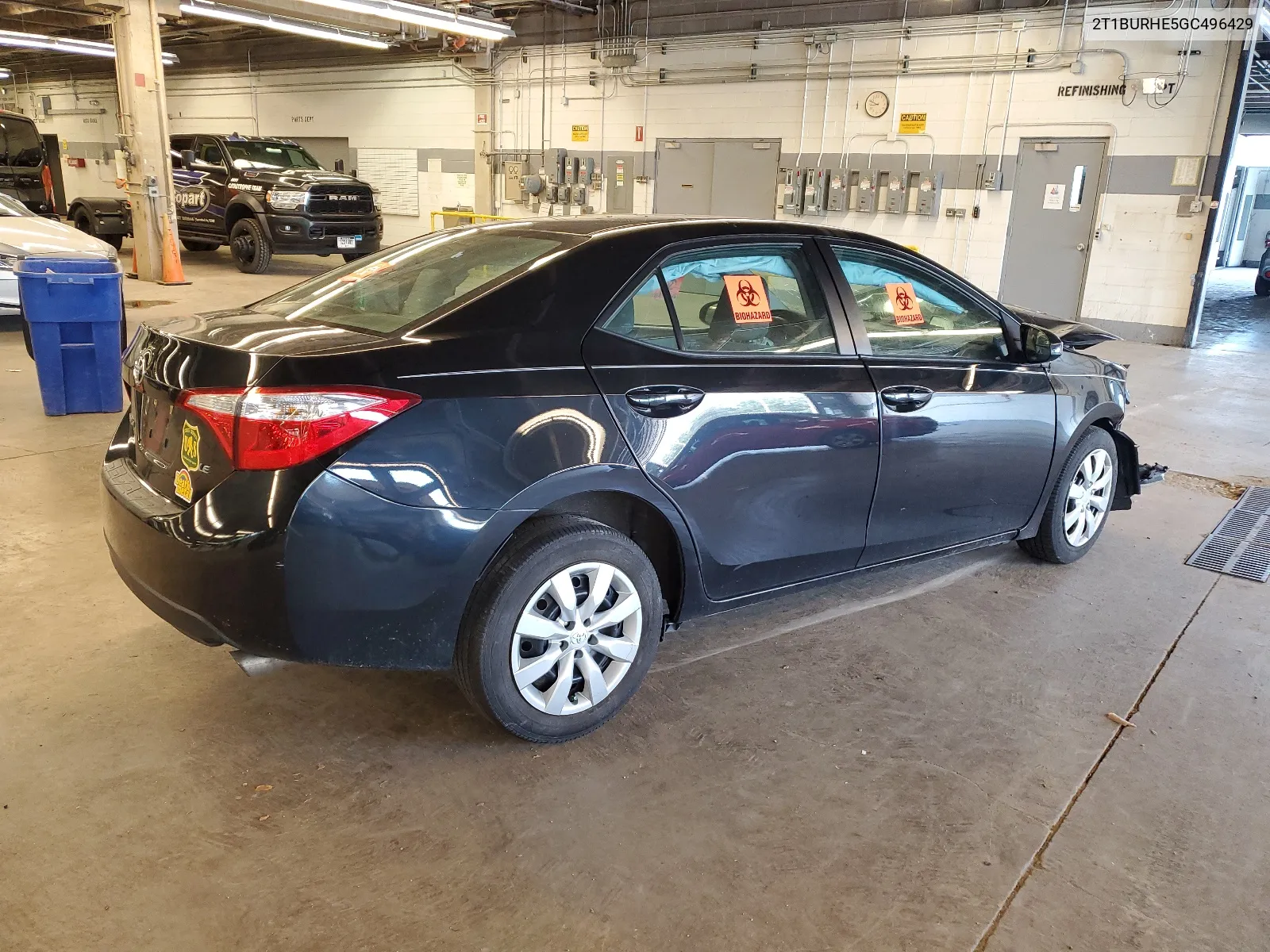 2016 Toyota Corolla L VIN: 2T1BURHE5GC496429 Lot: 66331774