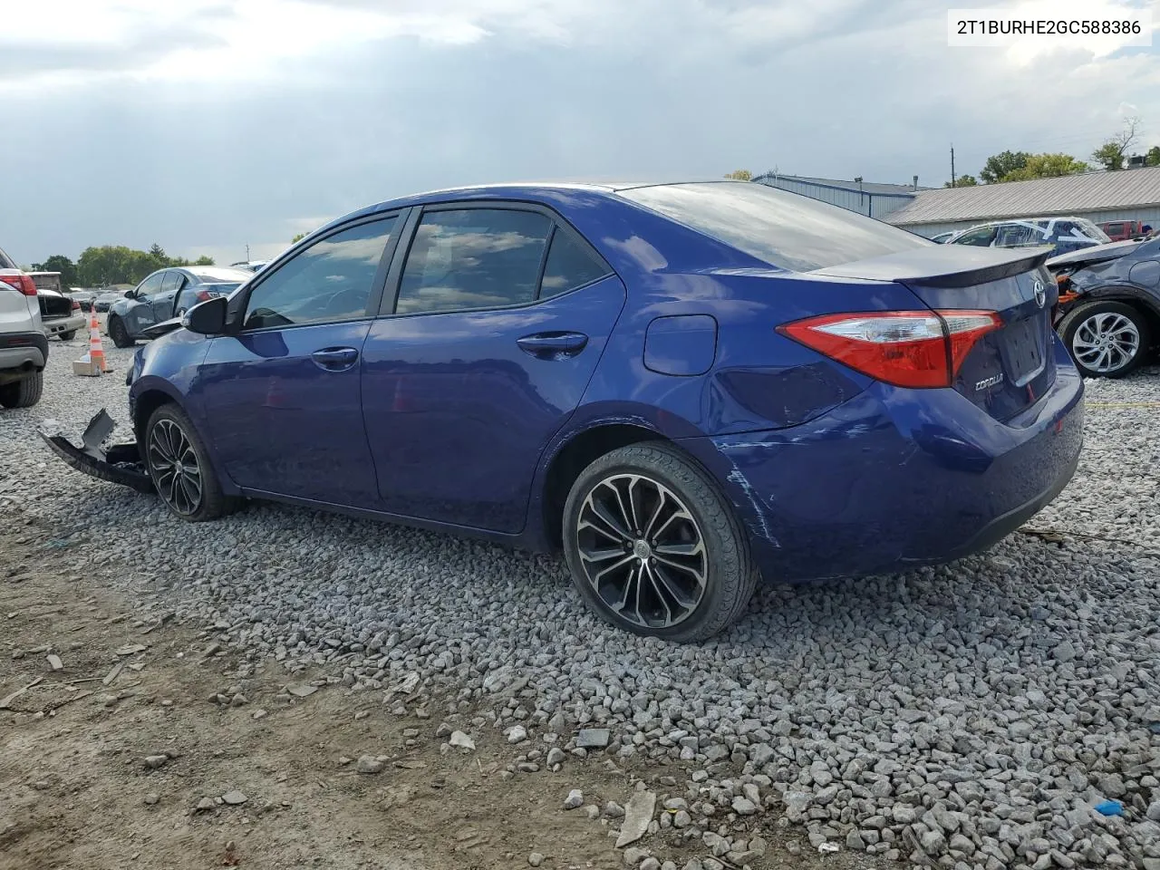 2016 Toyota Corolla L VIN: 2T1BURHE2GC588386 Lot: 66371914