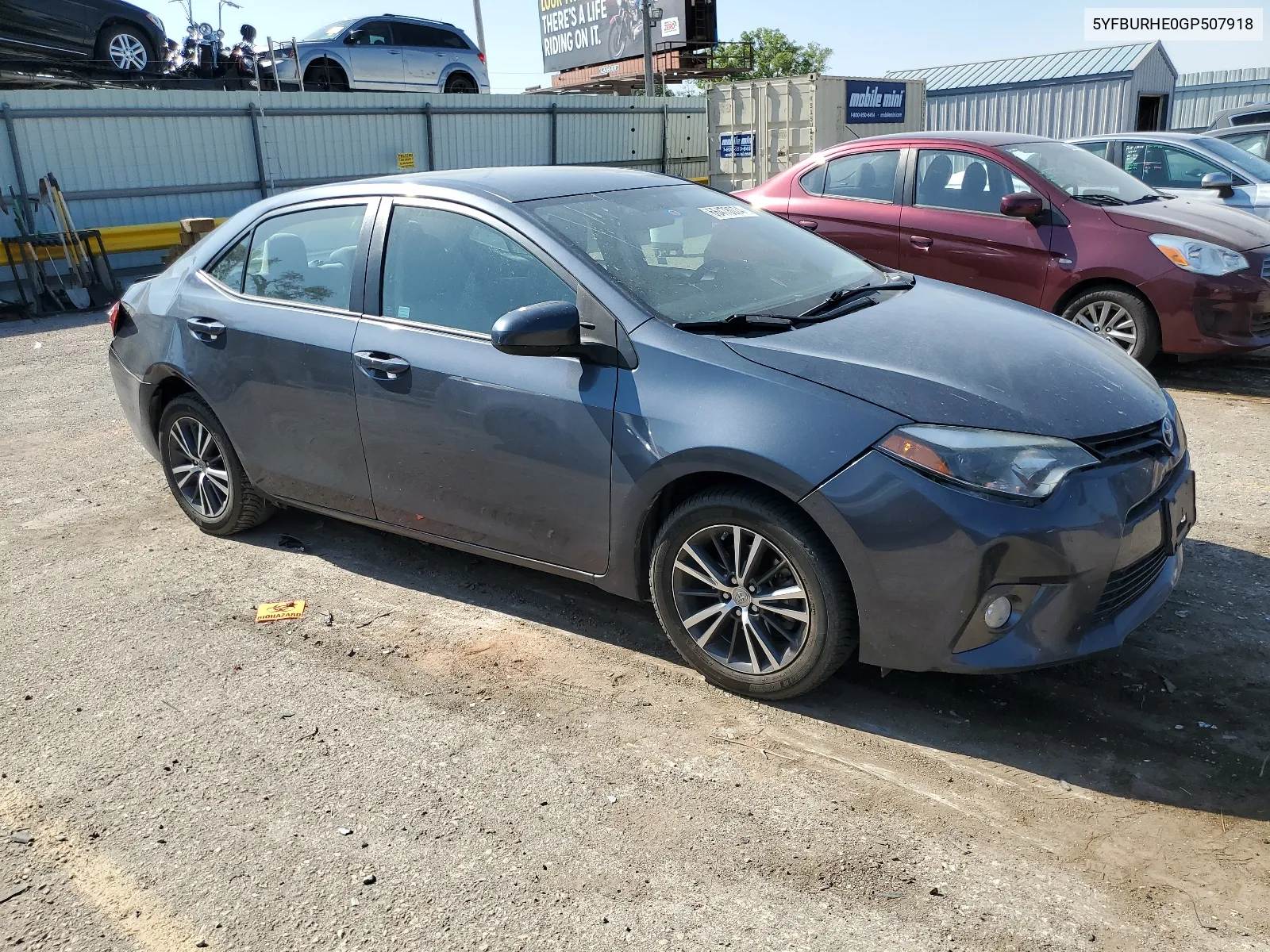 2016 Toyota Corolla L VIN: 5YFBURHE0GP507918 Lot: 66478074