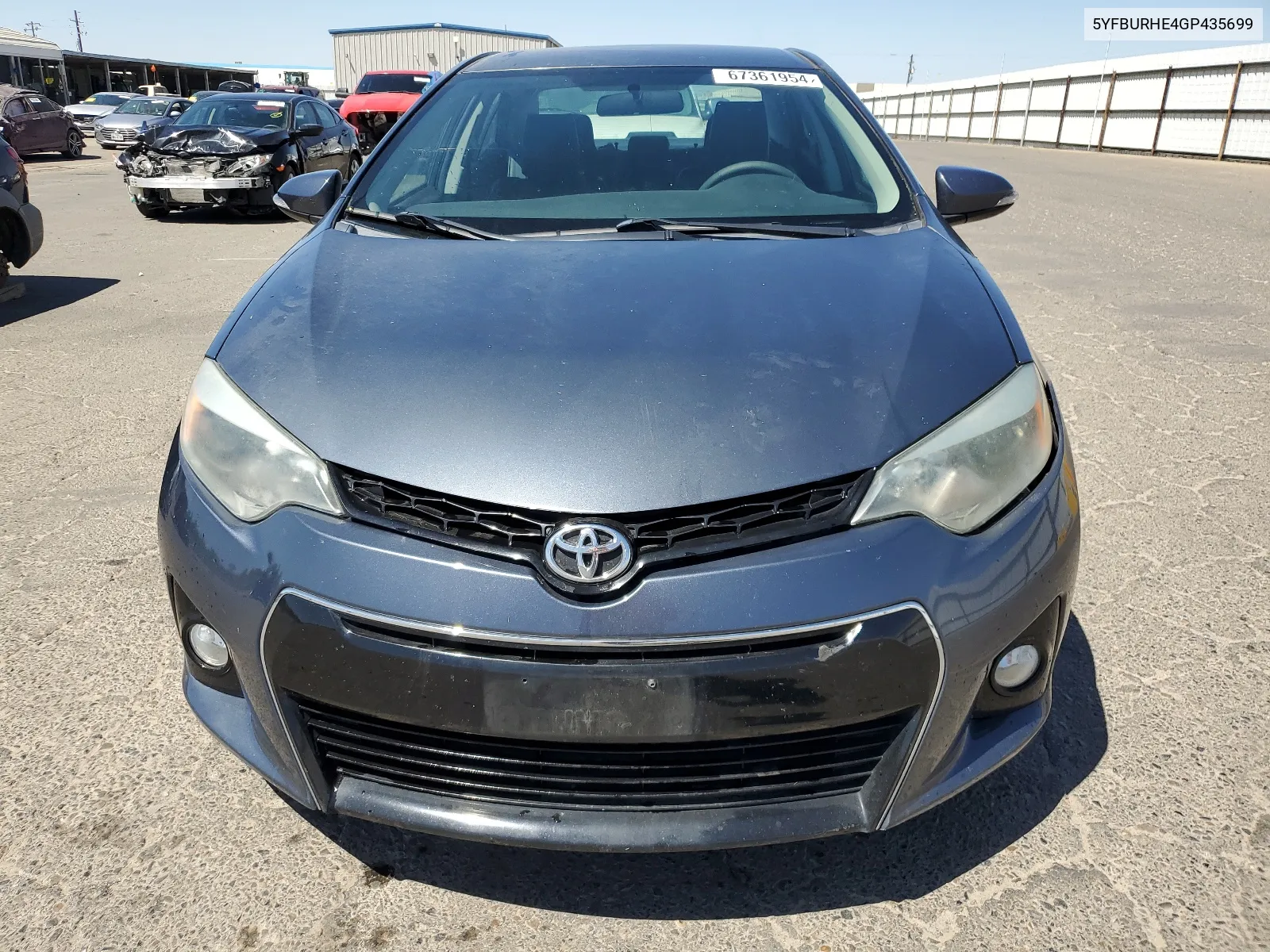 2016 Toyota Corolla L VIN: 5YFBURHE4GP435699 Lot: 67361954