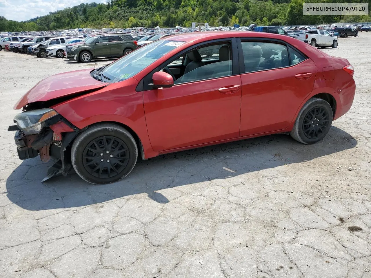 2016 Toyota Corolla L VIN: 5YFBURHE0GP479120 Lot: 67469484