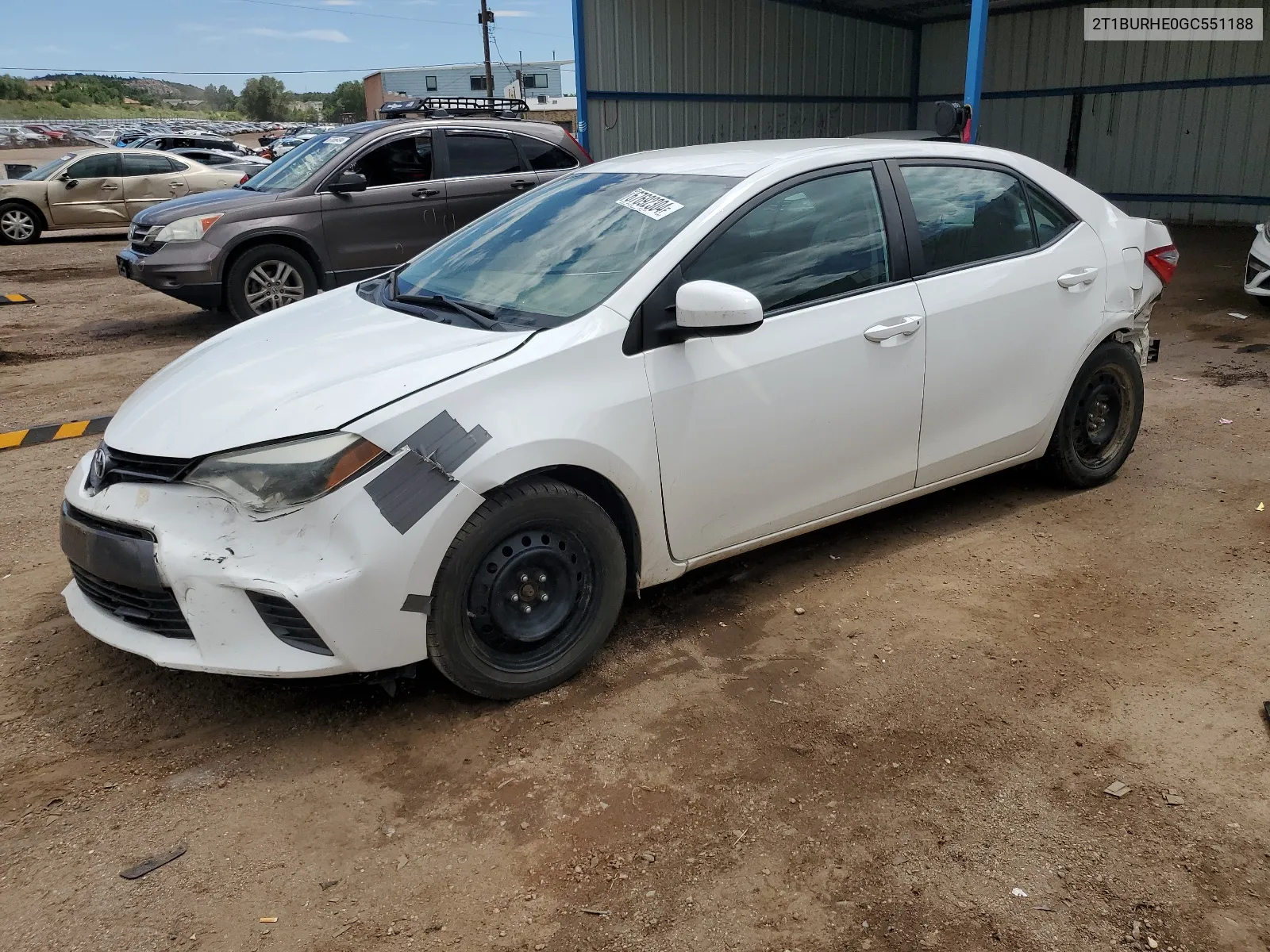 2T1BURHE0GC551188 2016 Toyota Corolla L