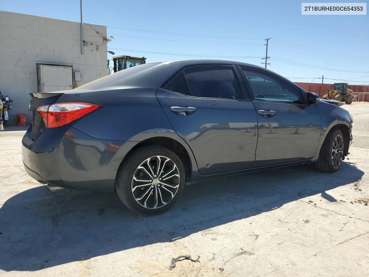 2016 Toyota Corolla L VIN: 2T1BURHE0GC654353 Lot: 67738924