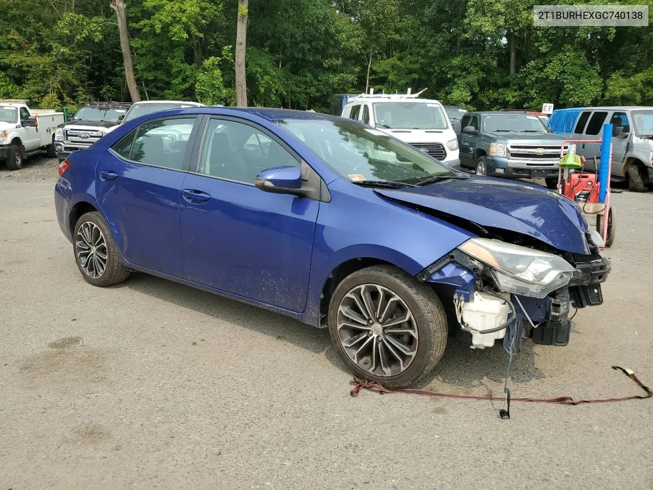 2016 Toyota Corolla L VIN: 2T1BURHEXGC740138 Lot: 67866654