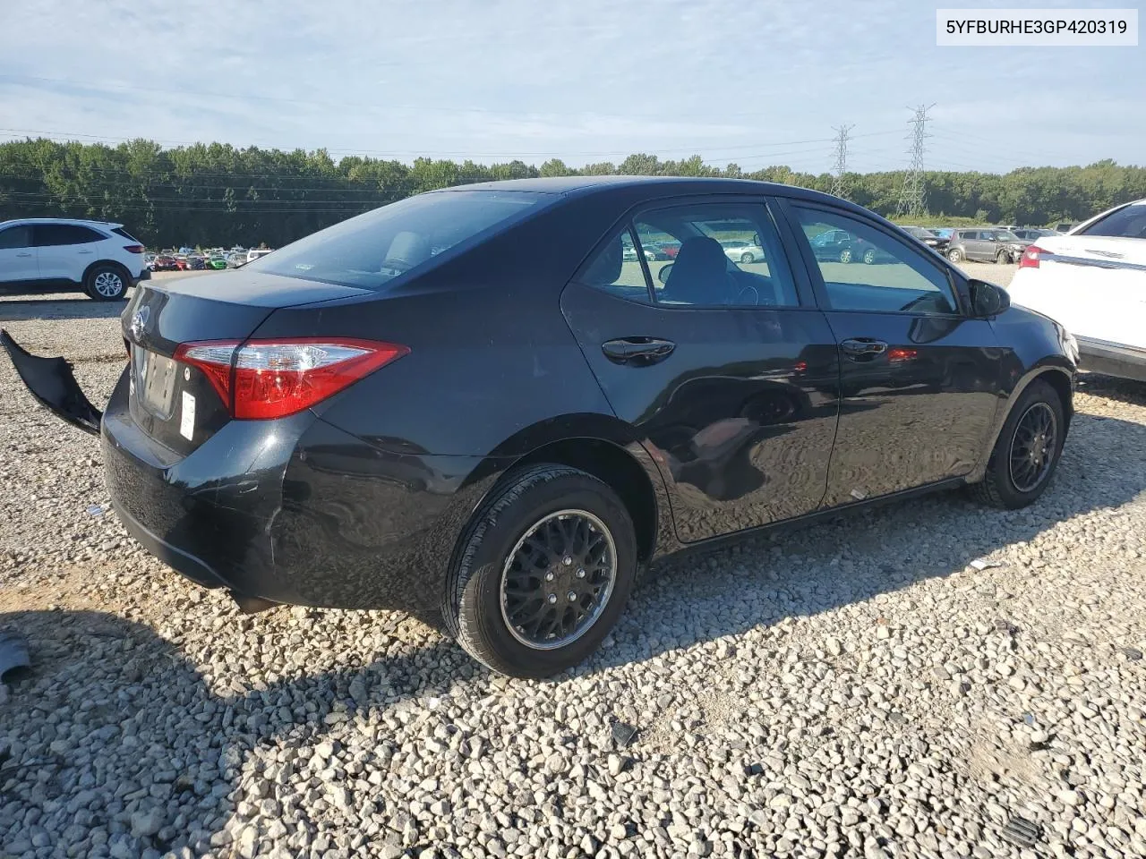 5YFBURHE3GP420319 2016 Toyota Corolla L