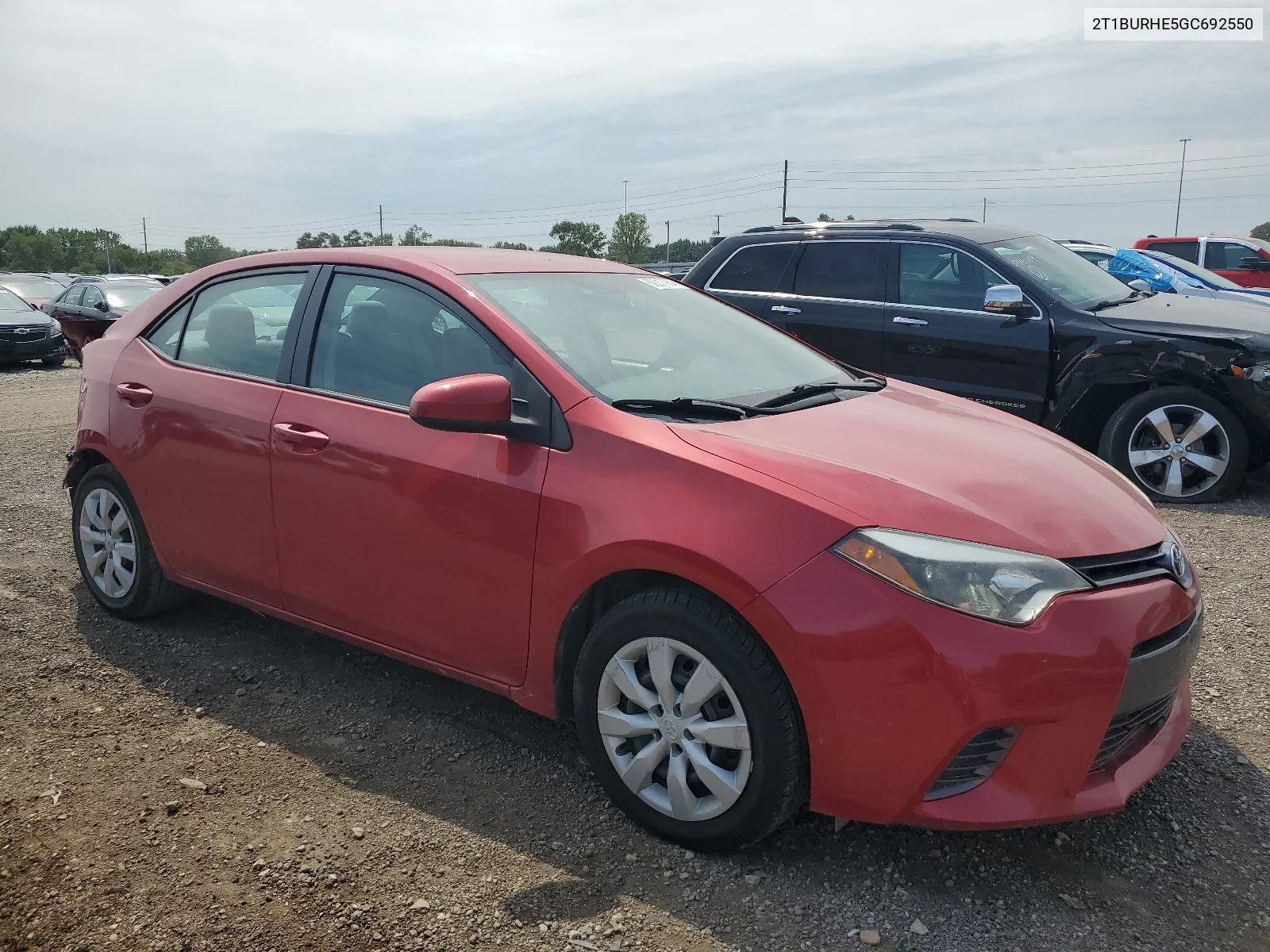 2016 Toyota Corolla L VIN: 2T1BURHE5GC692550 Lot: 68217984