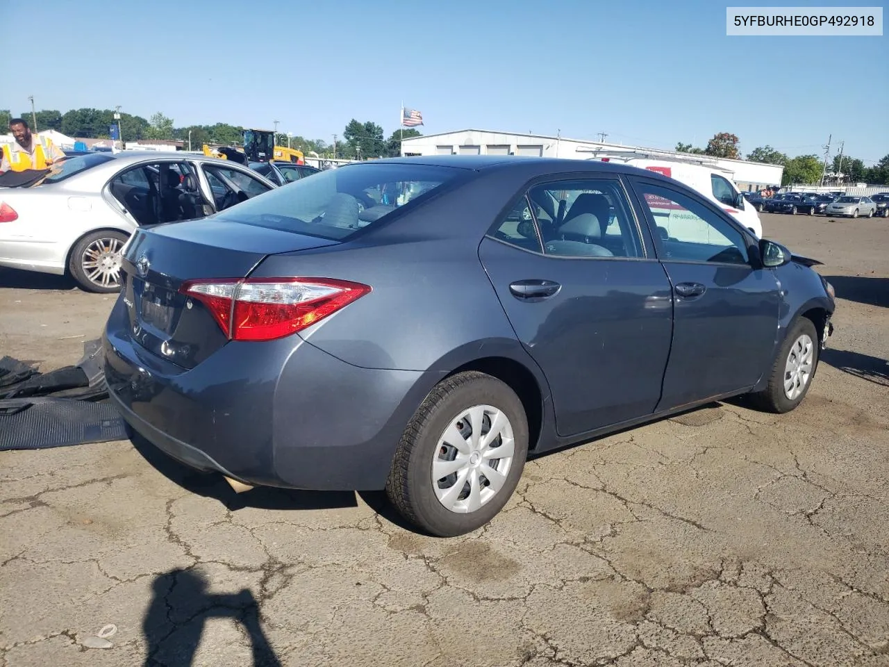 2016 Toyota Corolla L VIN: 5YFBURHE0GP492918 Lot: 68232004