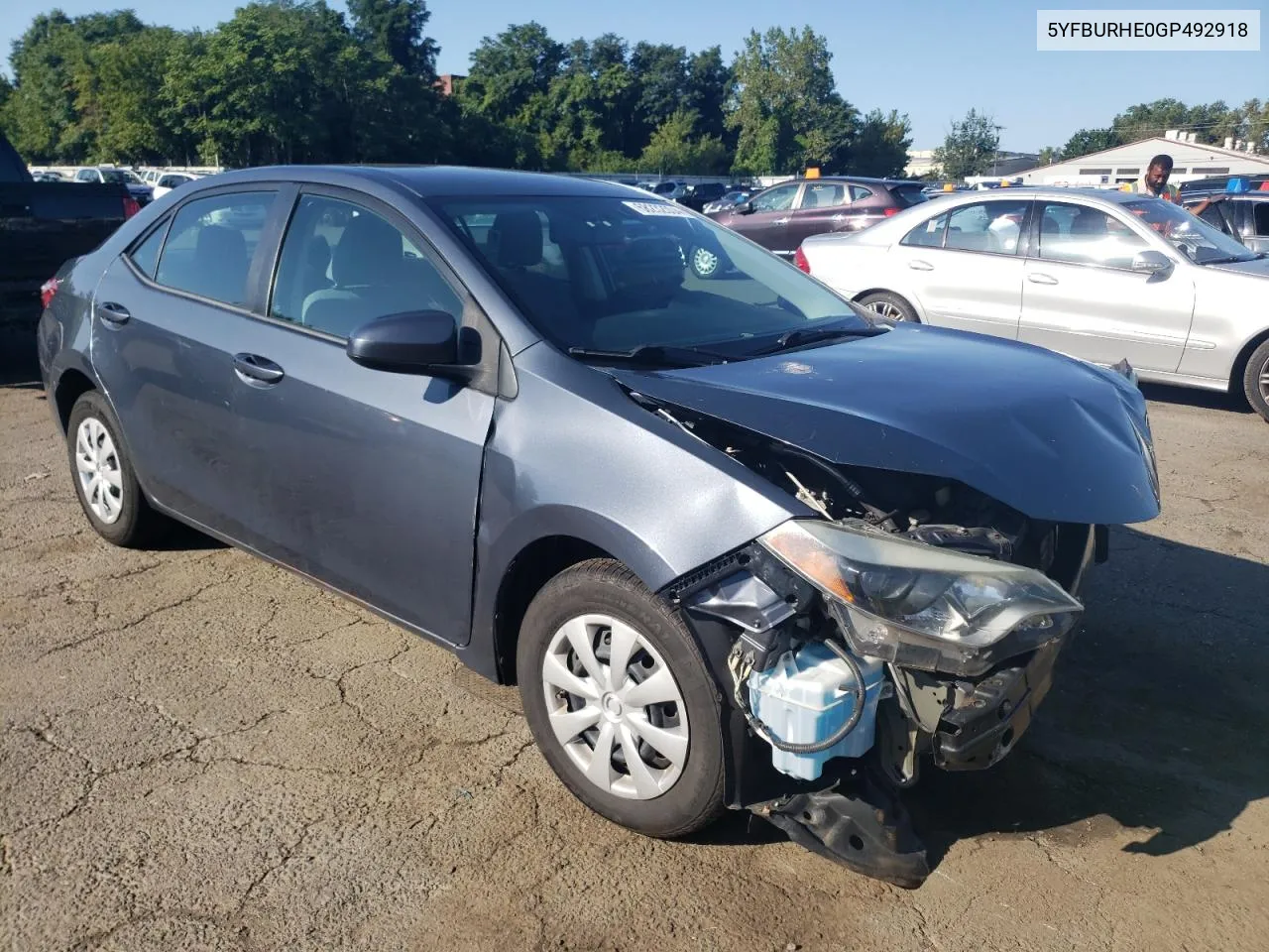 5YFBURHE0GP492918 2016 Toyota Corolla L