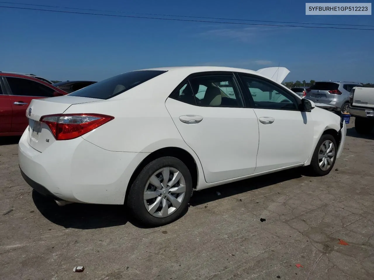 2016 Toyota Corolla L VIN: 5YFBURHE1GP512223 Lot: 68240954