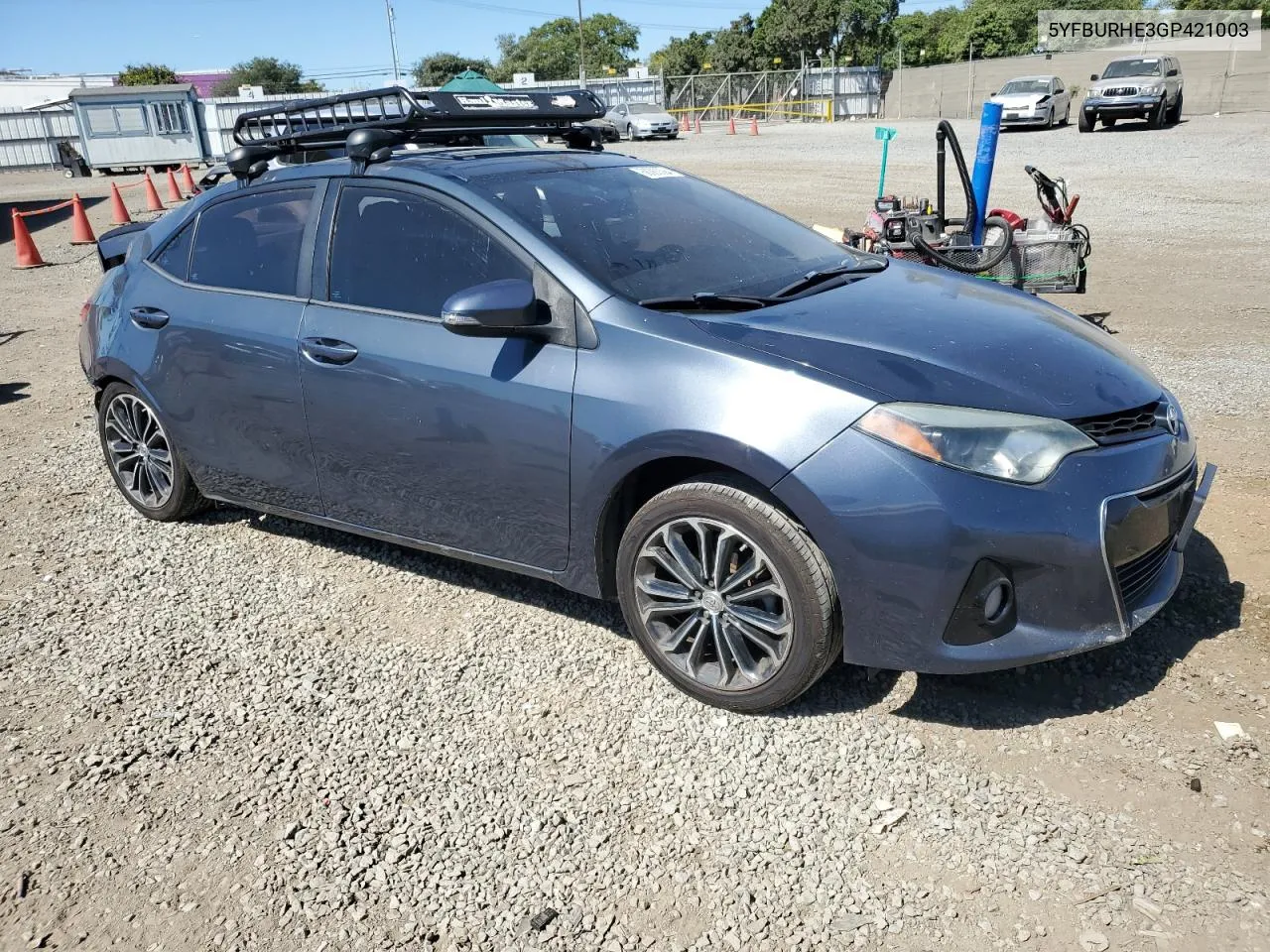 2016 Toyota Corolla L VIN: 5YFBURHE3GP421003 Lot: 68383304