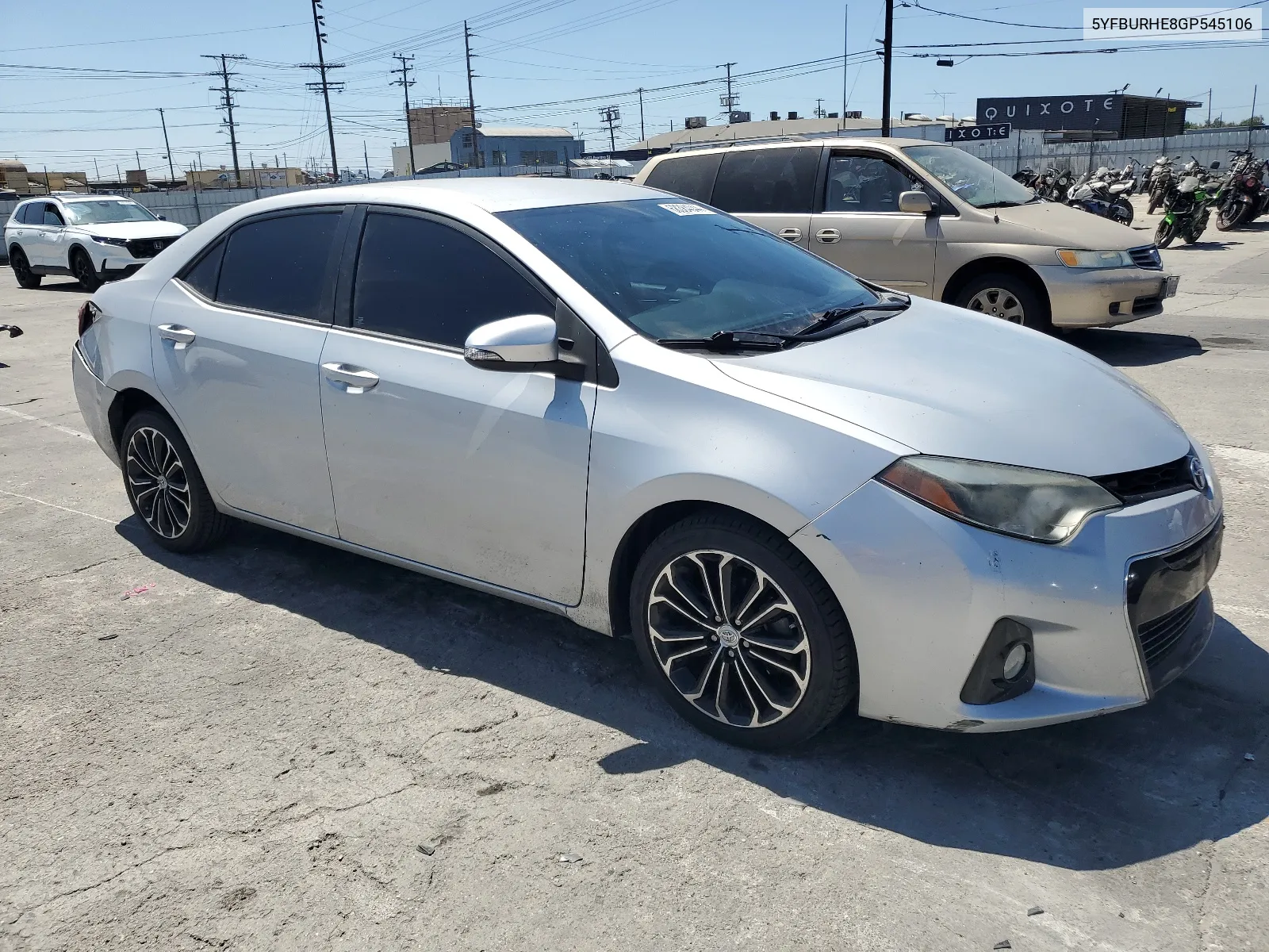 2016 Toyota Corolla L VIN: 5YFBURHE8GP545106 Lot: 68384044